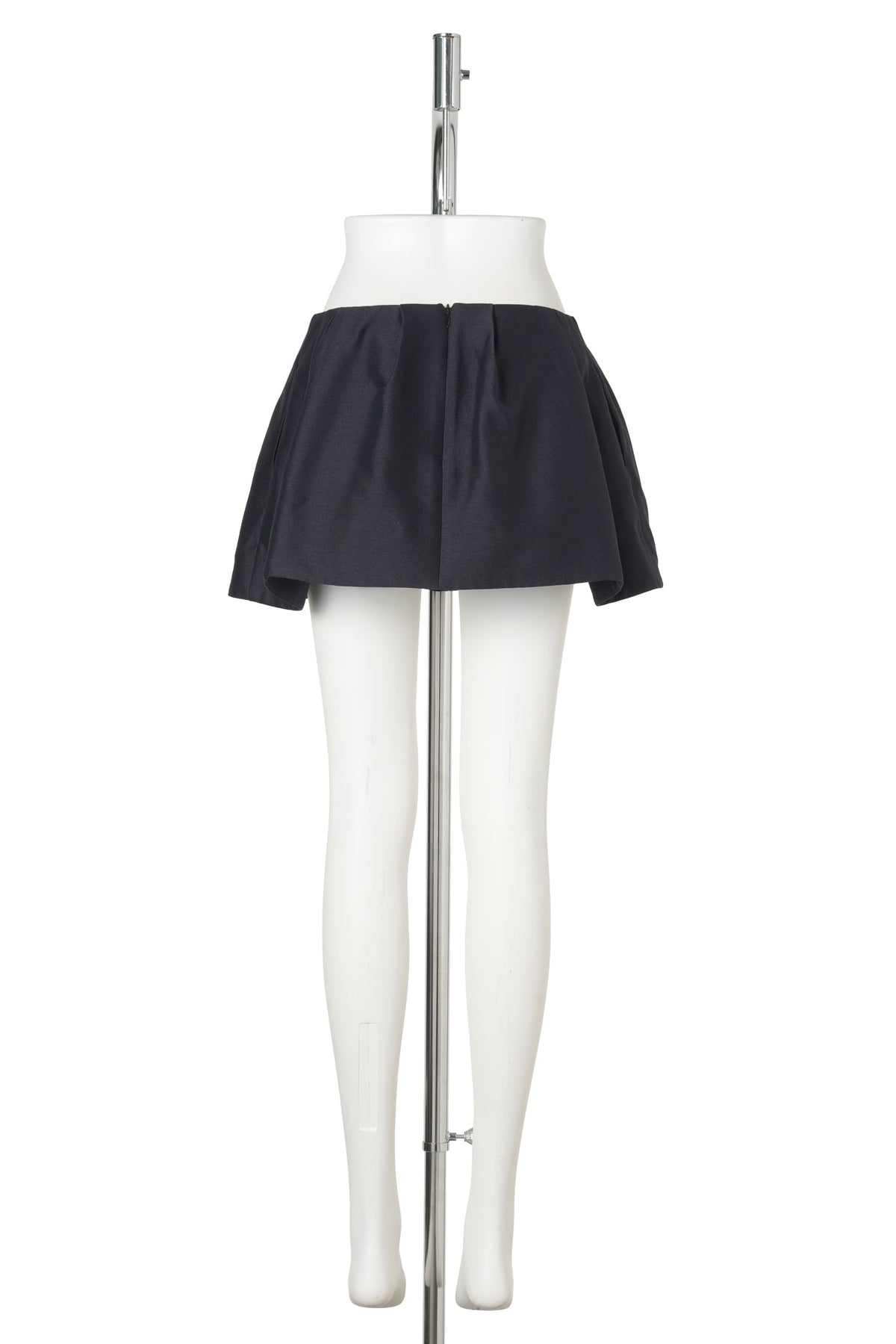 PLEATED MINI SKIRT / NAVY BLUE