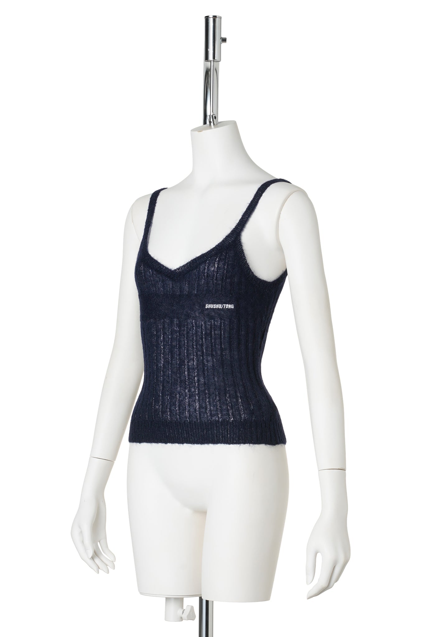 KNIT CAMI TOP / NAVY BLUE