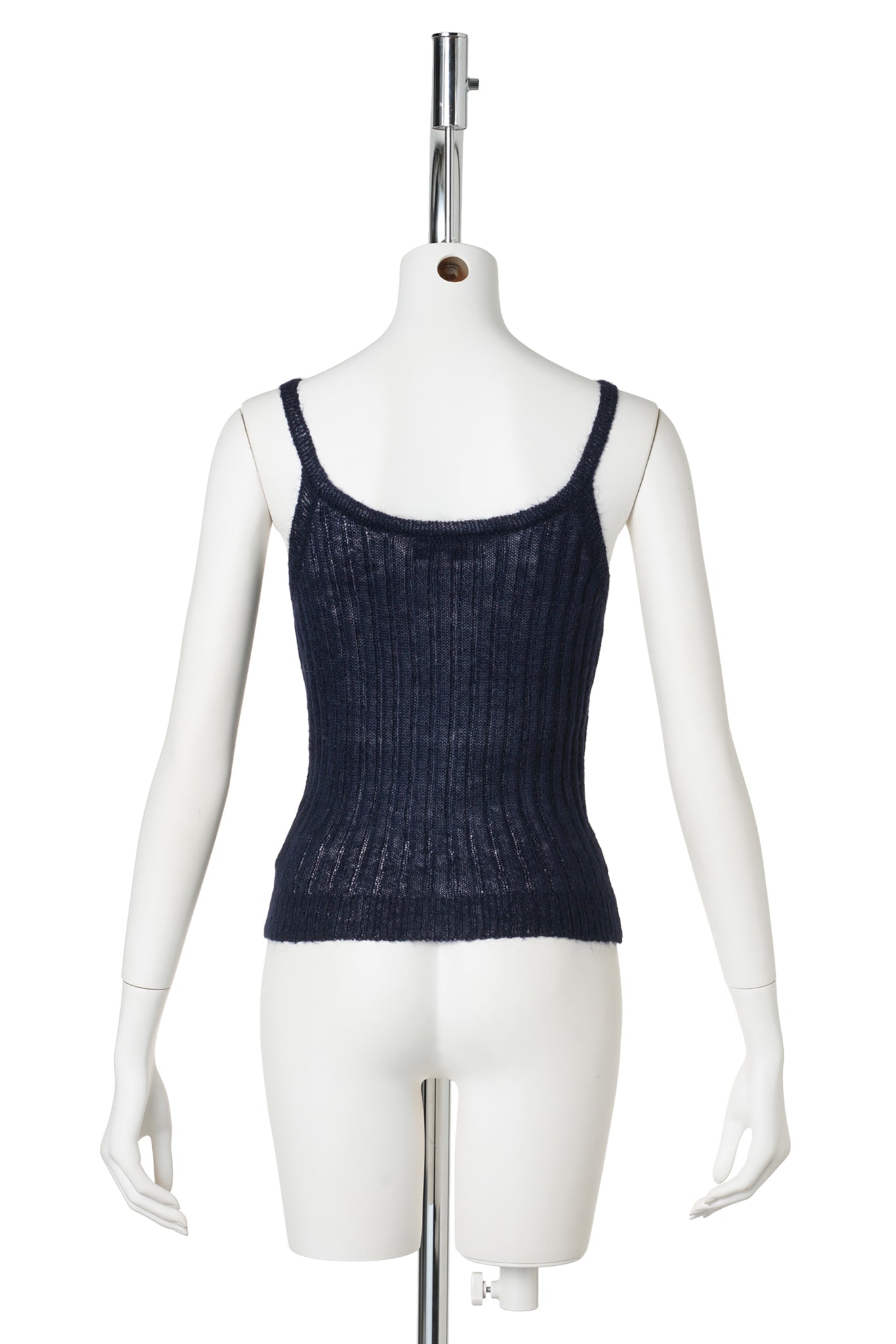 KNIT CAMI TOP / NAVY BLUE