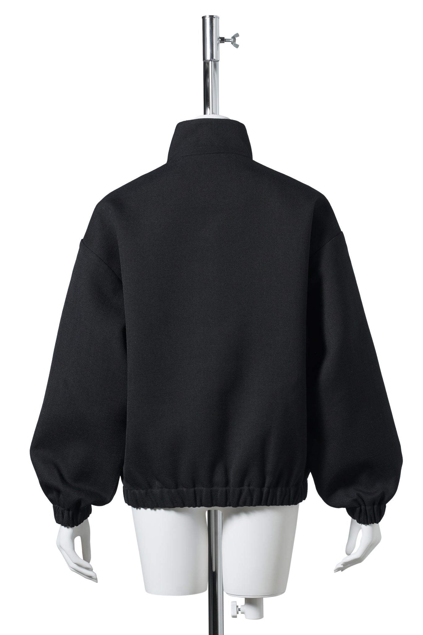 TUCKED SEAM OVERSIZED TRACK JACKET / NAVY BLUE