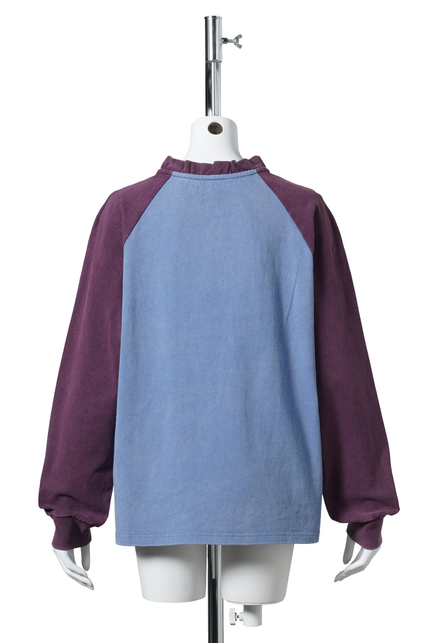CREWNECK LONG-SLEEVE TEE / BLUE