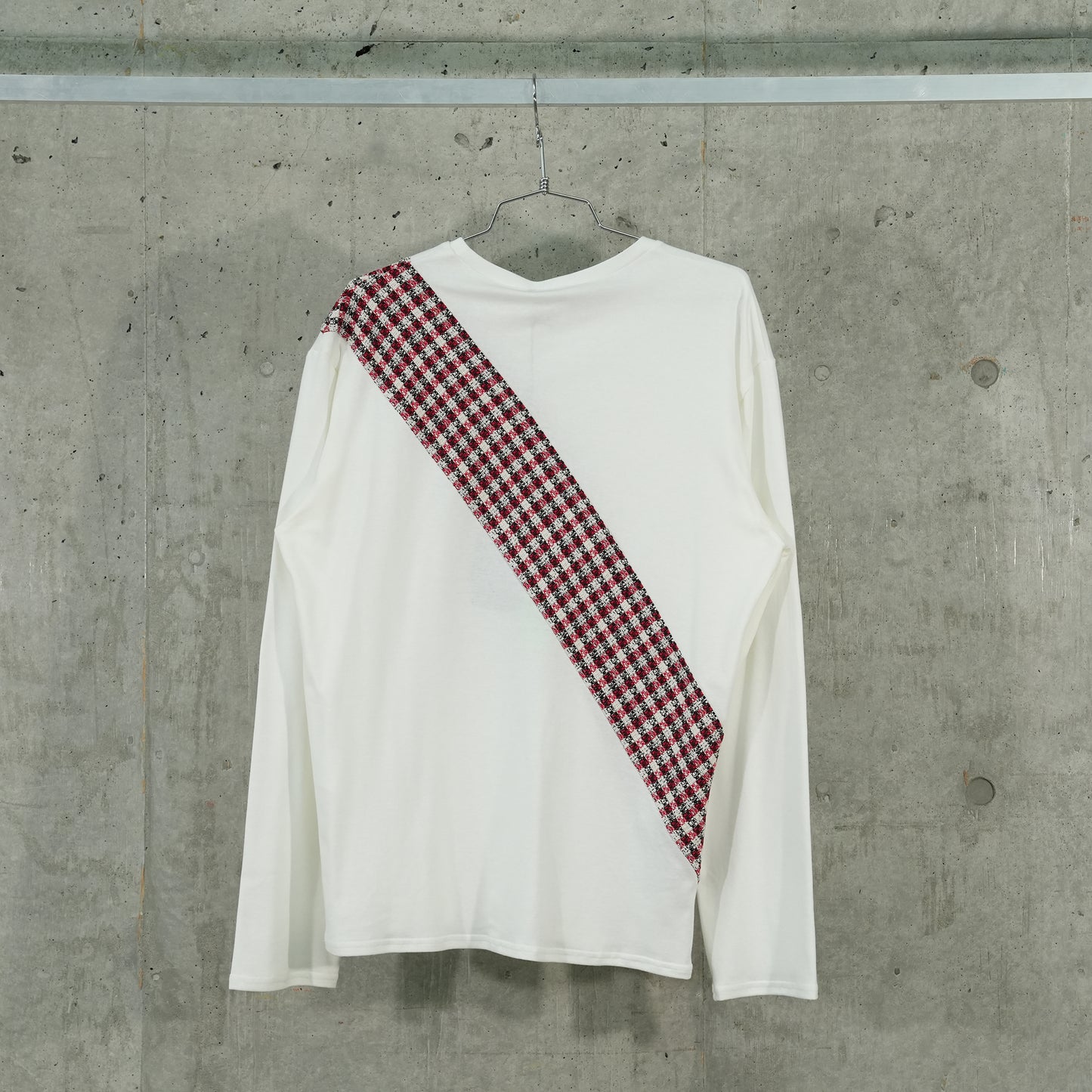 SASH TOP / WHITE/RED