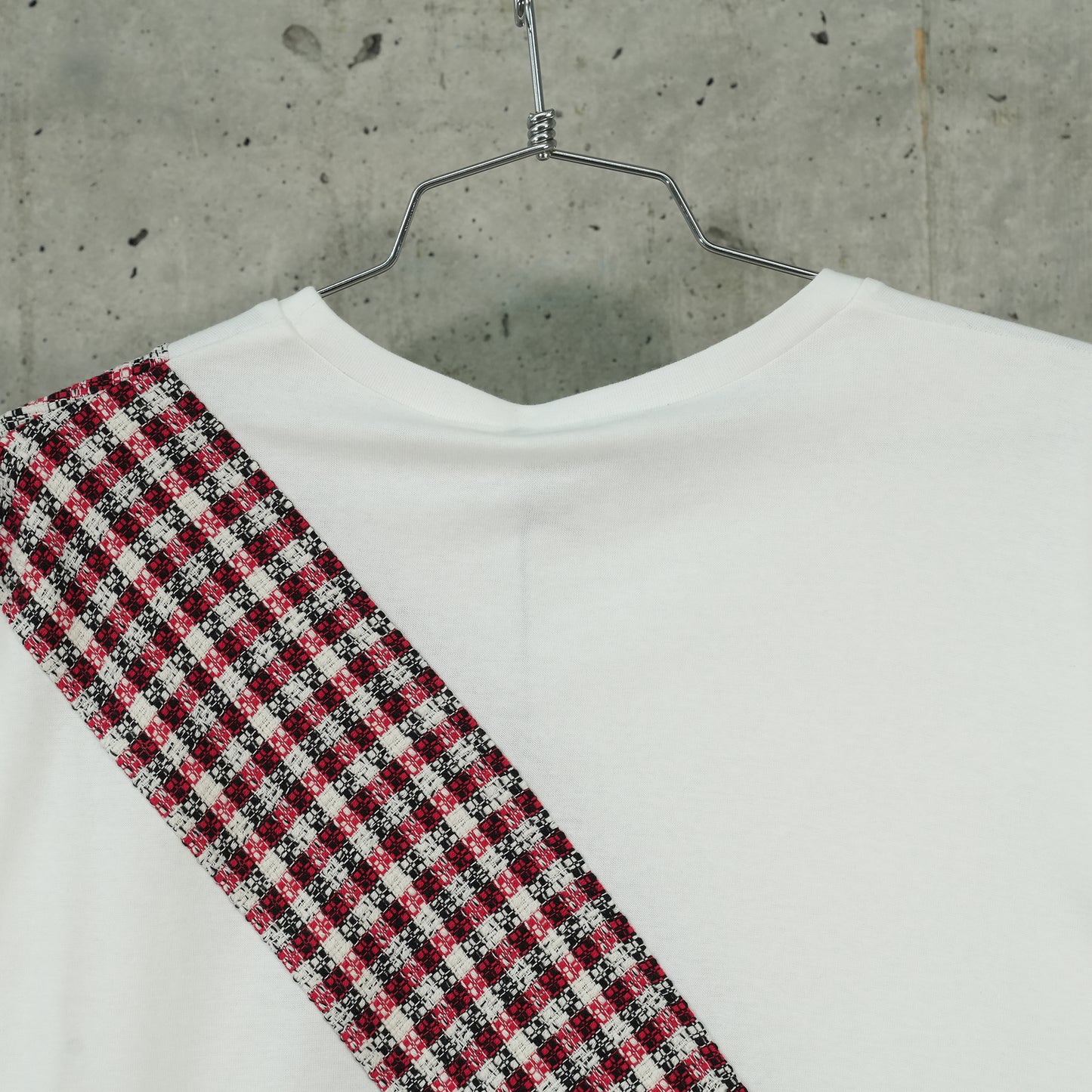 SASH TOP / WHITE/RED