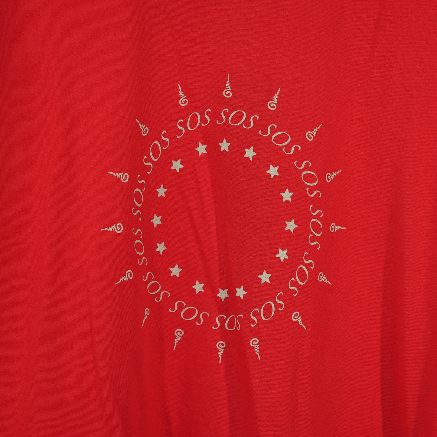 SOS T-SHIRT (LONG-SLEEVE) / RED