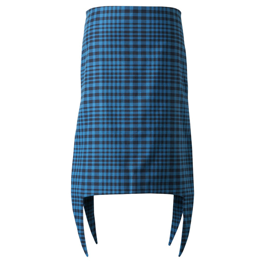 SPIKY MIDI SKIRT / BLUE