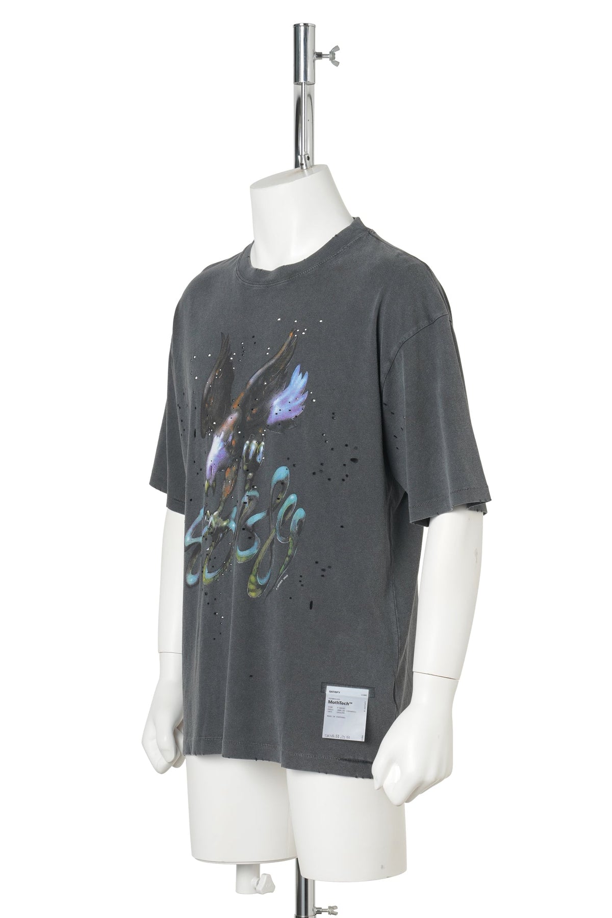 MOTHTECH T-SHIRT / AGEDBLACKE