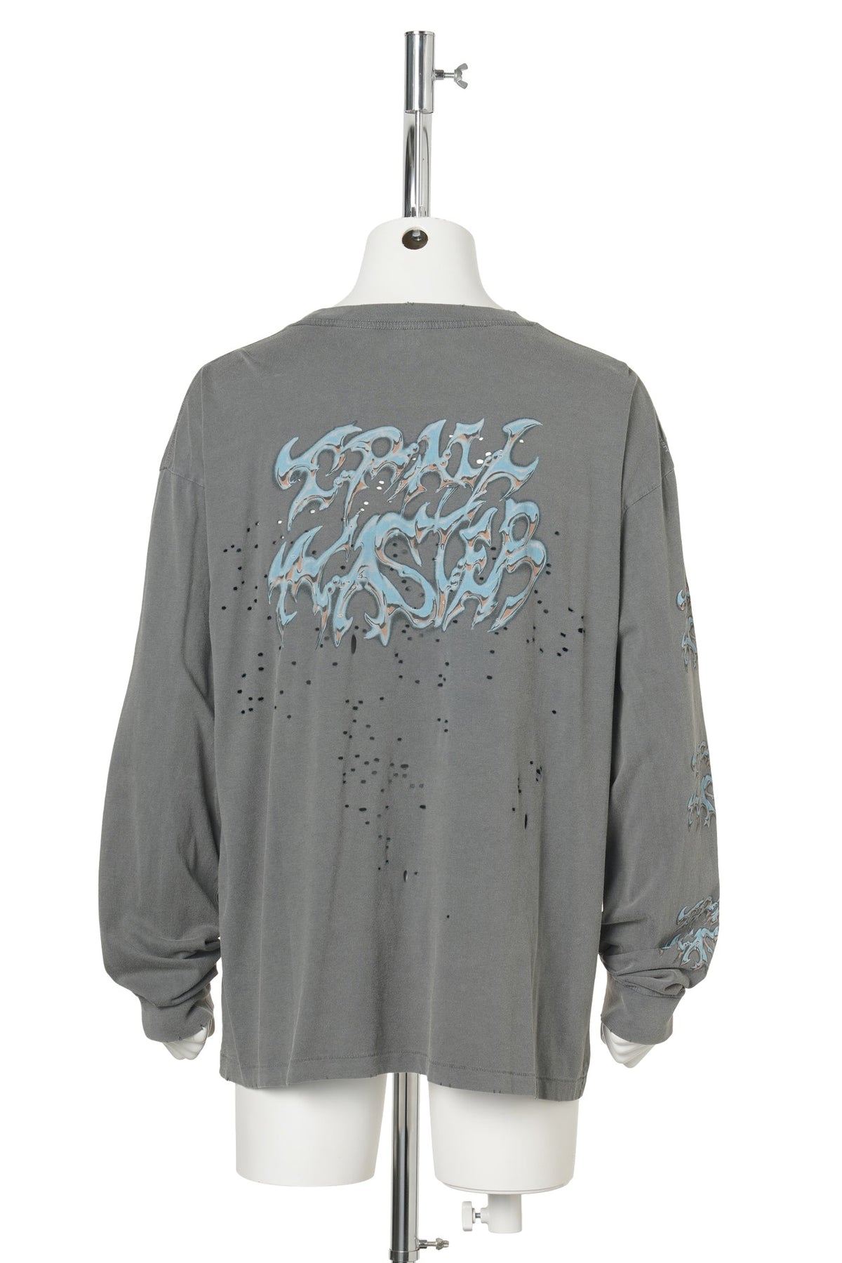 MOTHTECH LONG TEE / FADED BLACK SCORP SLEECE PR