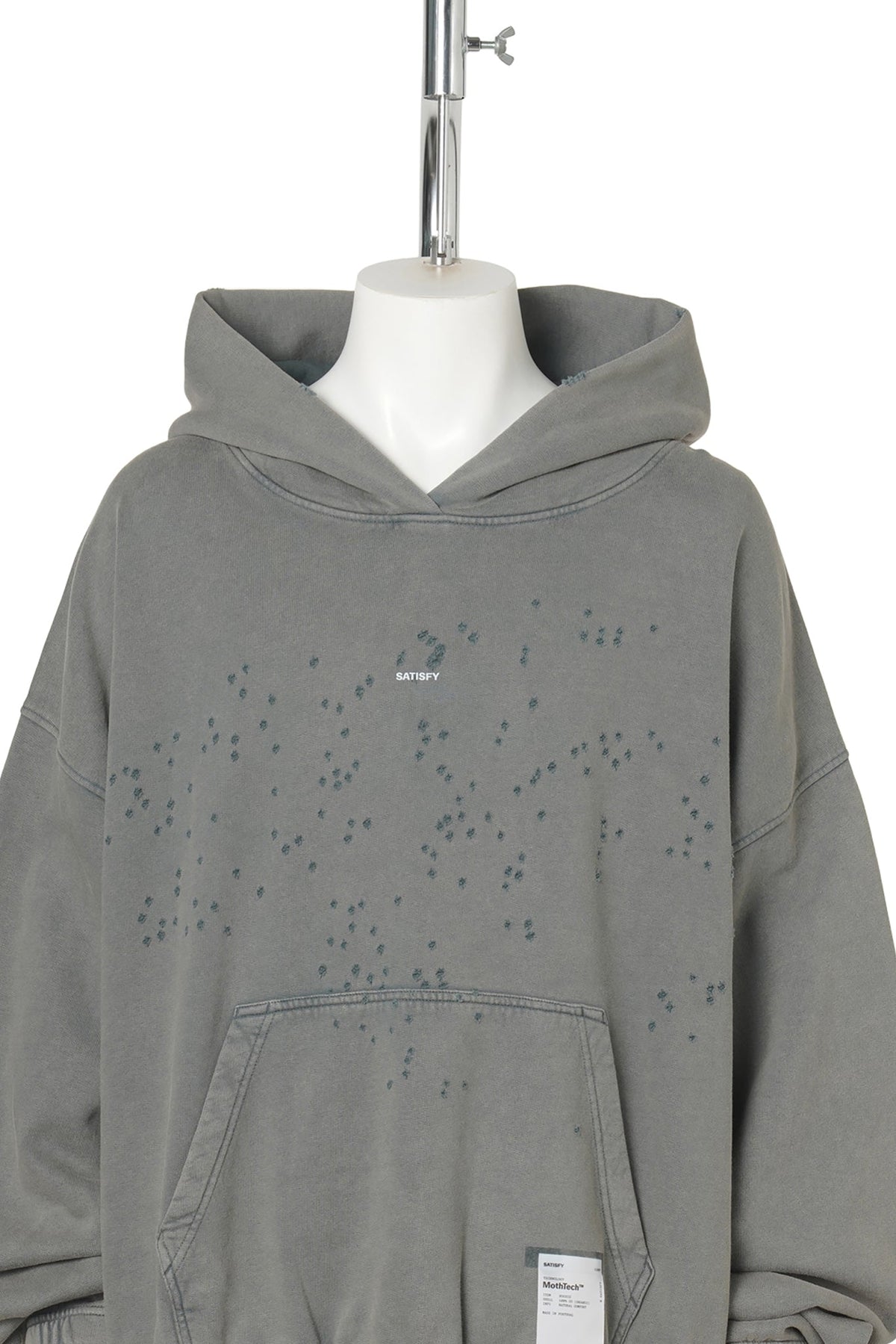 MOTHTECH HOODIE / FADED BLACK