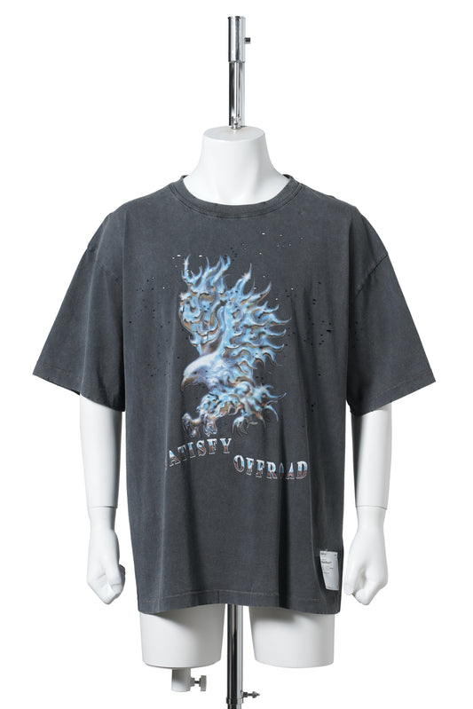 MOTHTECH T-SHIRT / AGEDBLACK