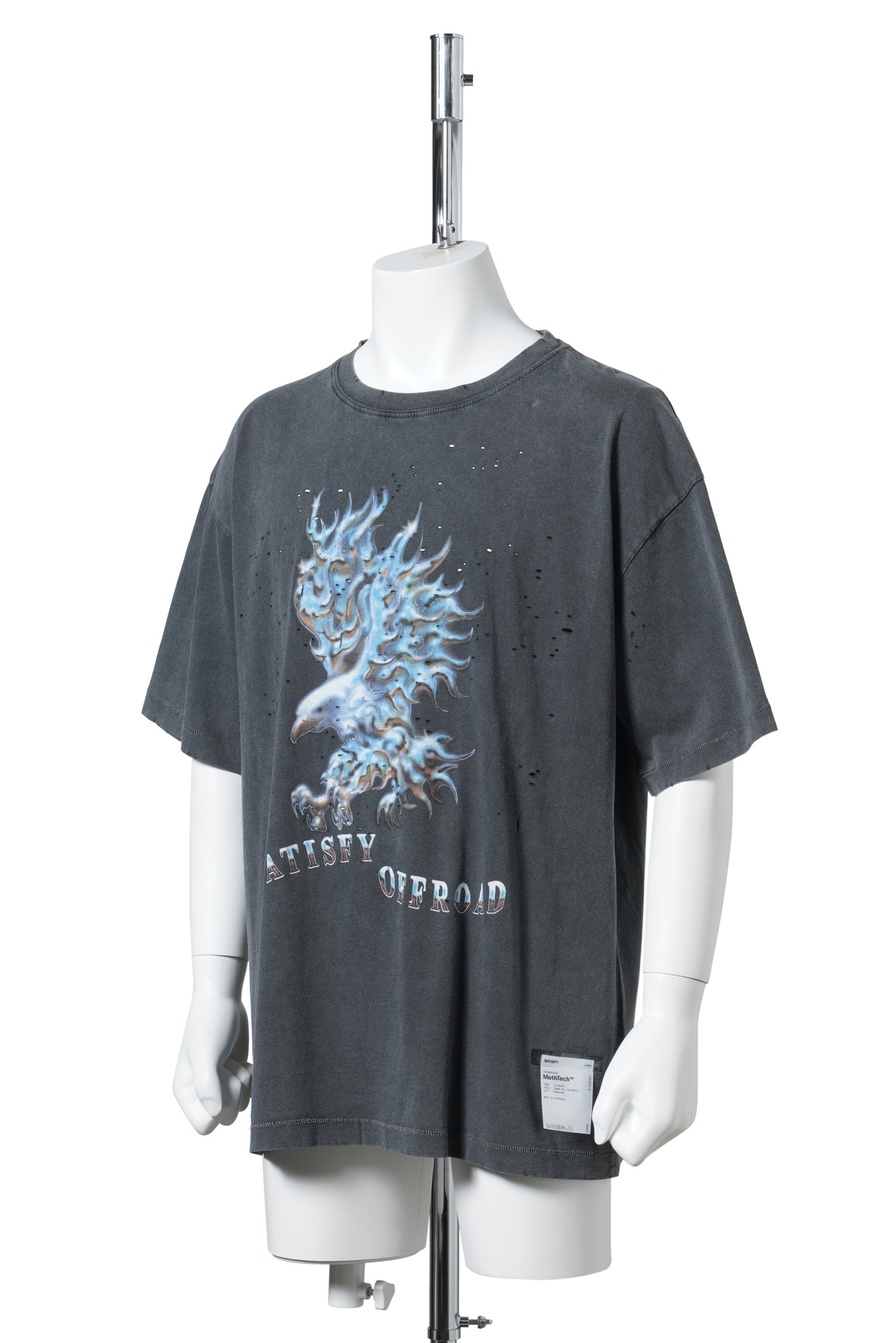 MOTHTECH T-SHIRT / AGEDBLACK