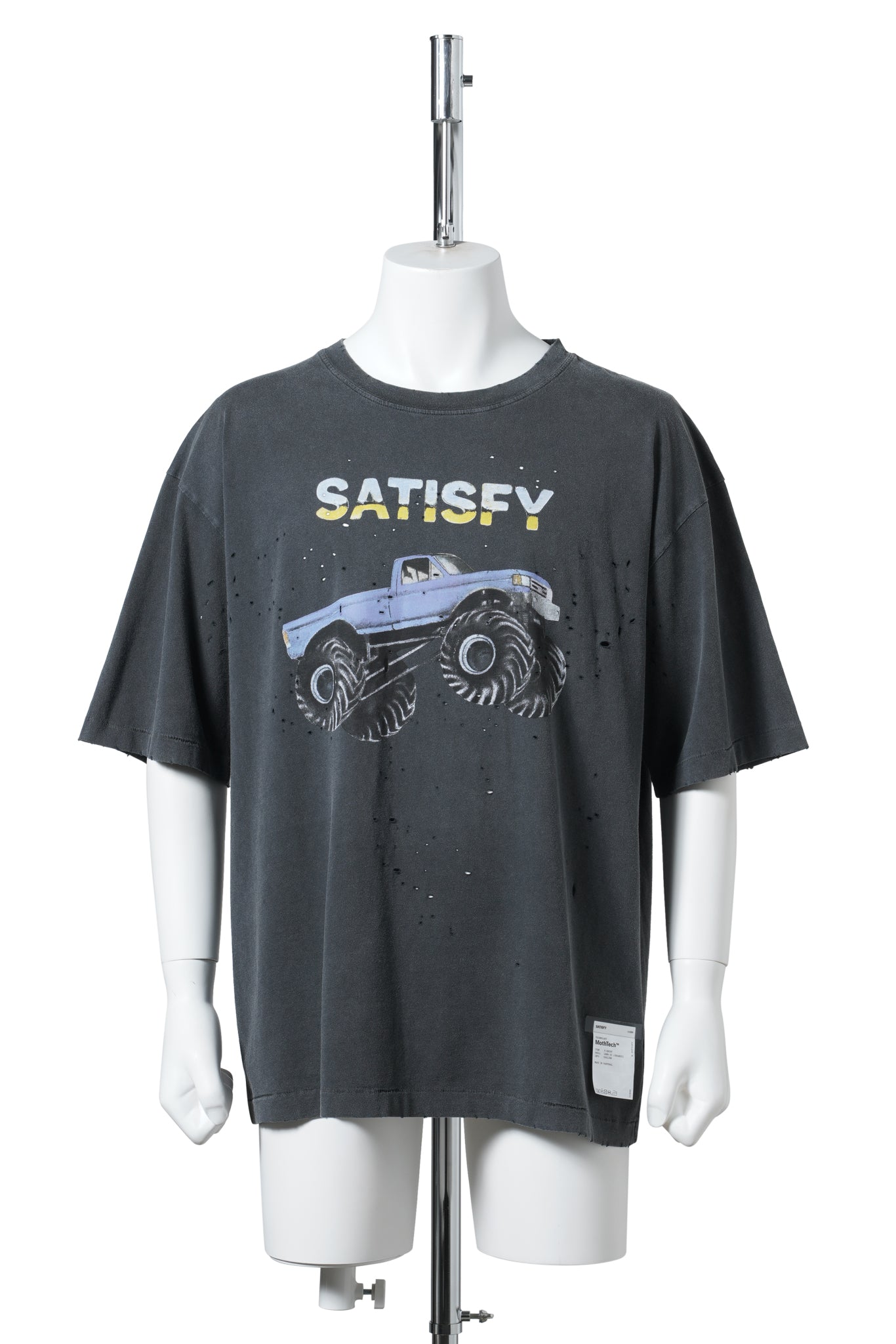 MOTHTECH T-SHIRT / AGEDBLACK