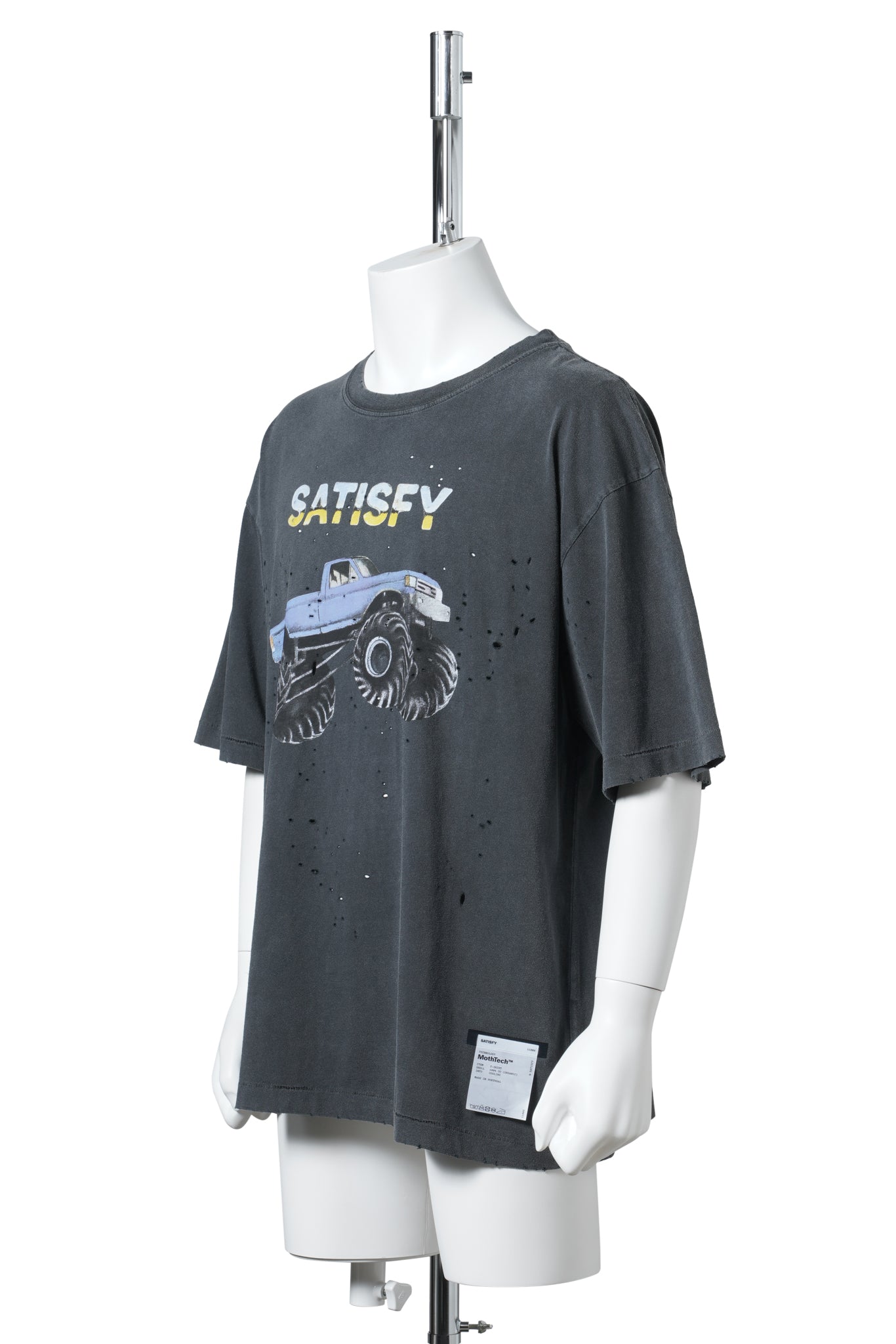 MOTHTECH T-SHIRT / AGEDBLACK