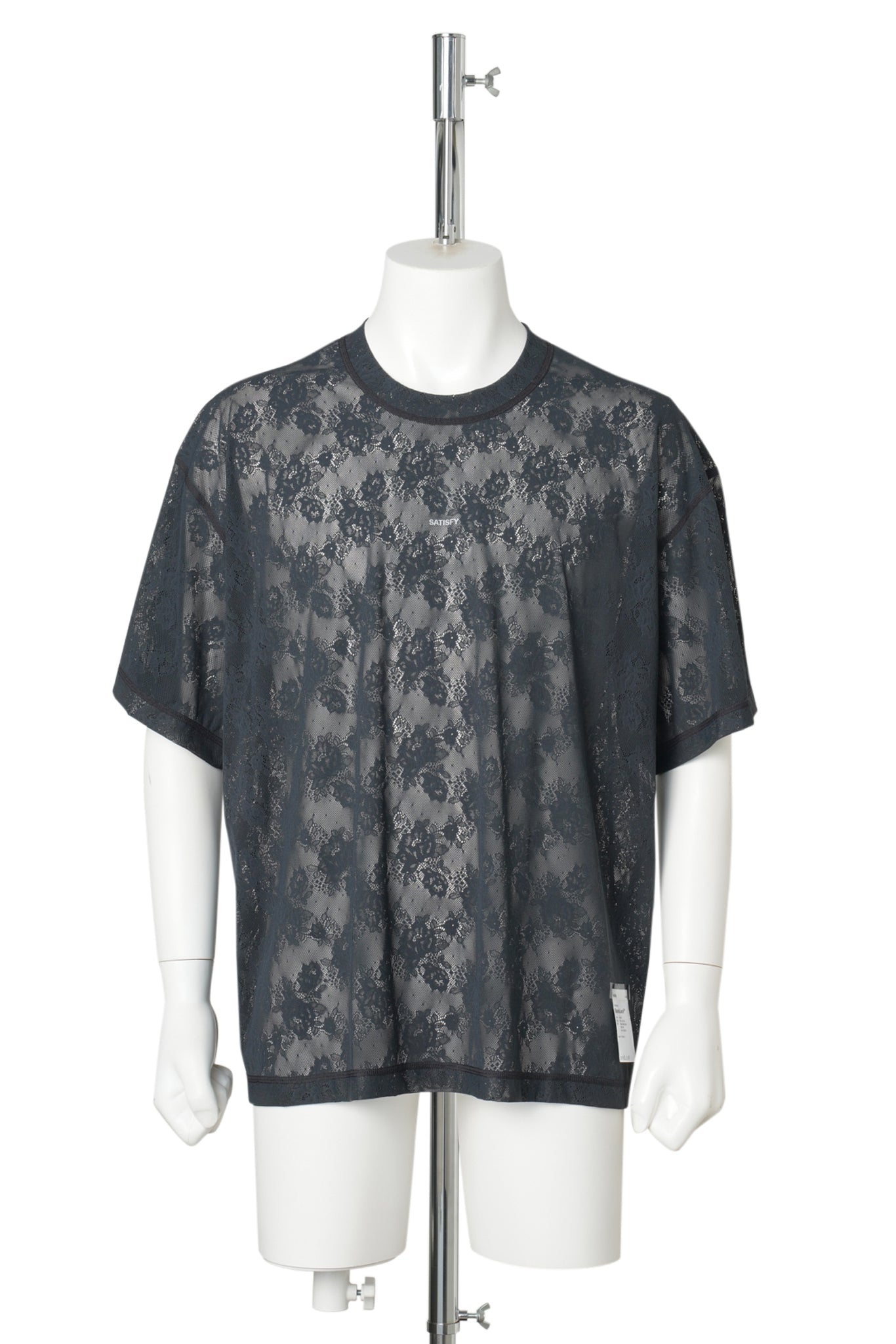 SPACE-LACE T-SHIRT / BLACK