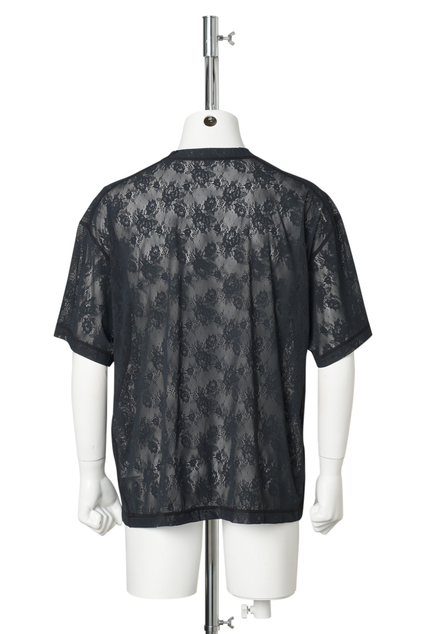 SPACE-LACE T-SHIRT / BLACK