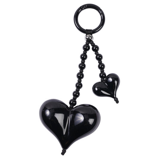 BIG LOVE OBSIDIAN SHORTY BAG CHARM