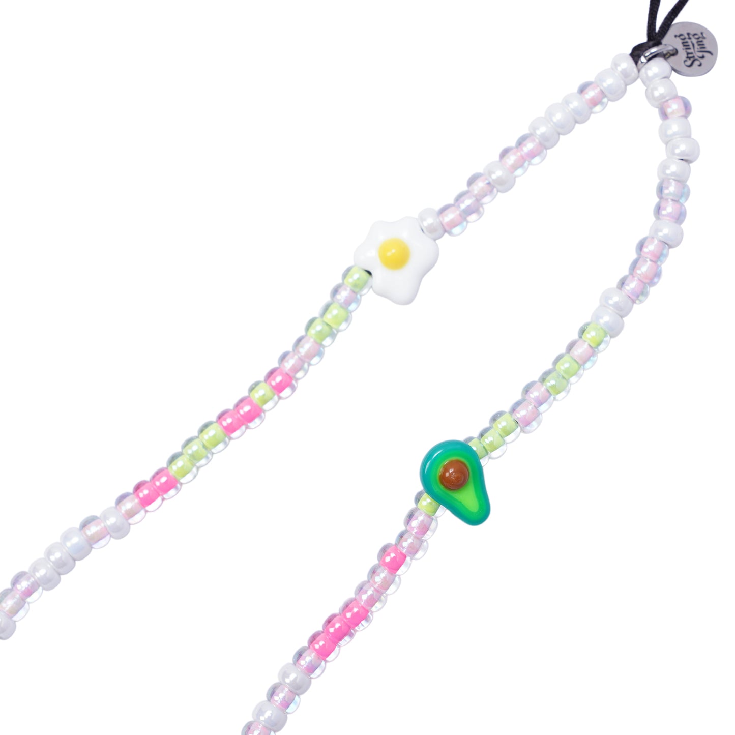 LE PETIT-DEJEUNER WRISTLET PHONE STRAP