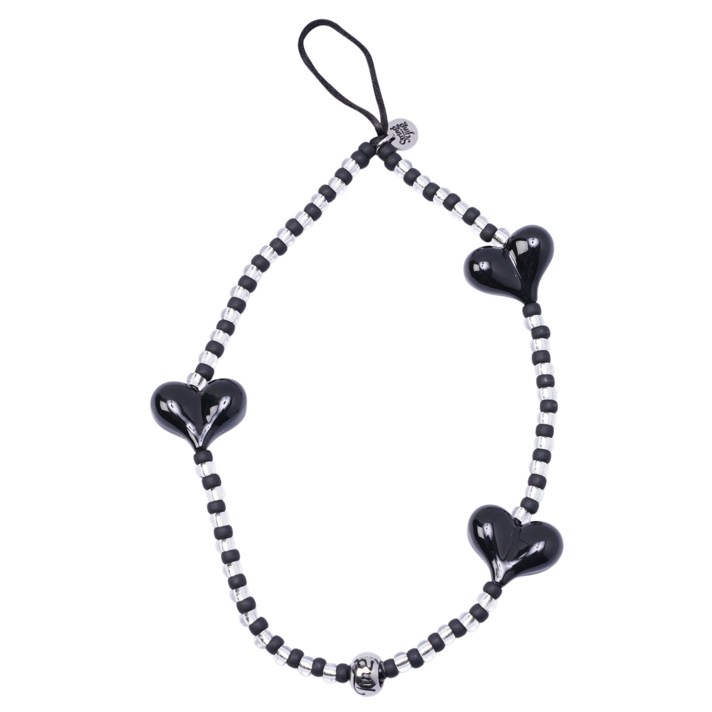 SILK MIDNIGHT WRISTLET PHONE STRAP