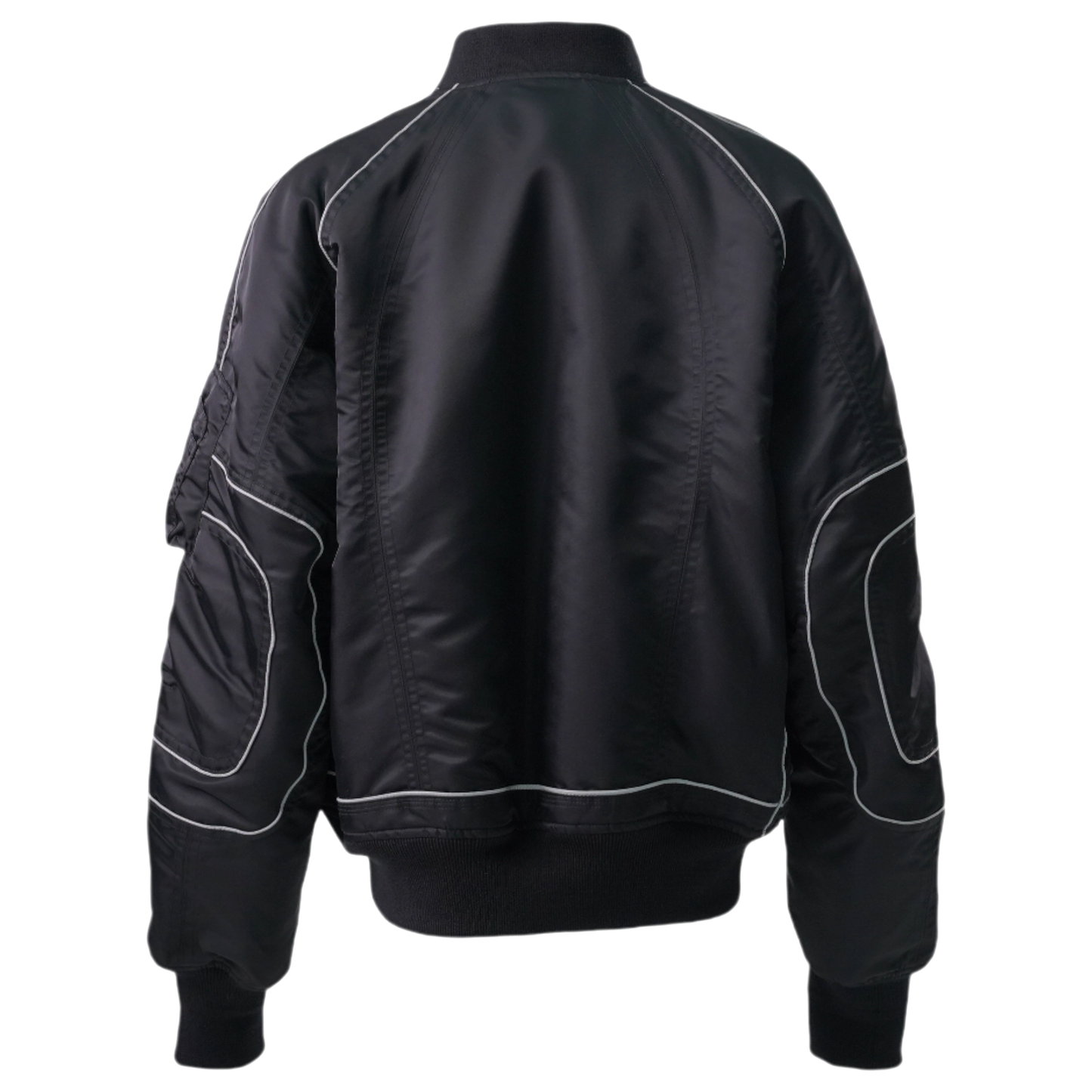 PIPING BOMBER JACKET / BLACK