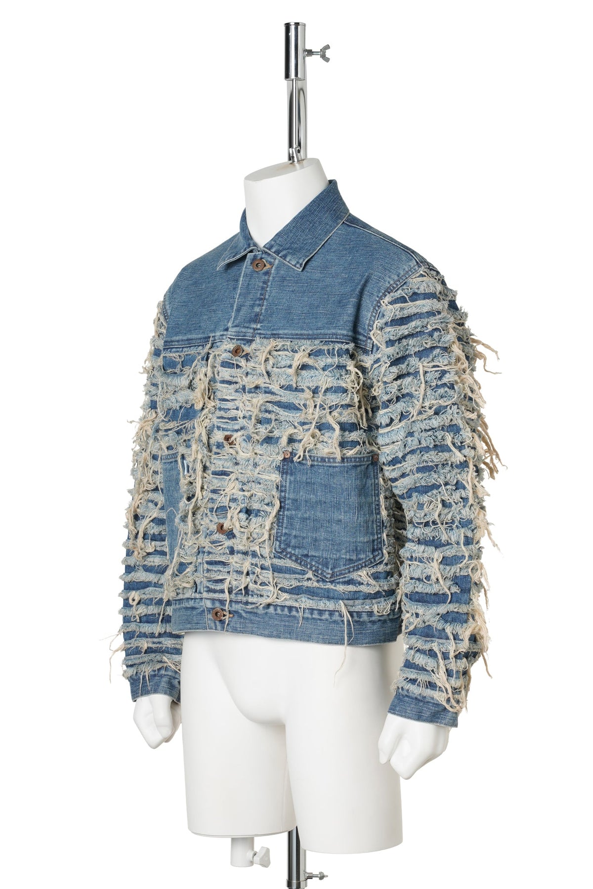 SLASHER MODERN DENIM JACKET / FADED INDIGO