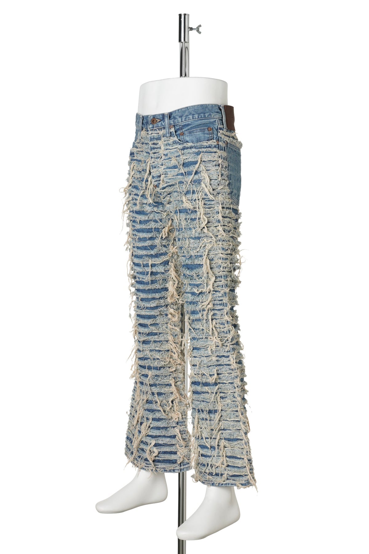 SLASHER MODERN DENIM PANTS FLARED CUT / FADED INDIGO
