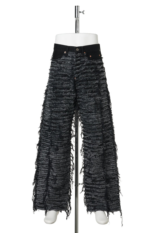 SLASHER MODERN DENIM PANTS REGULER CUT / BLACK