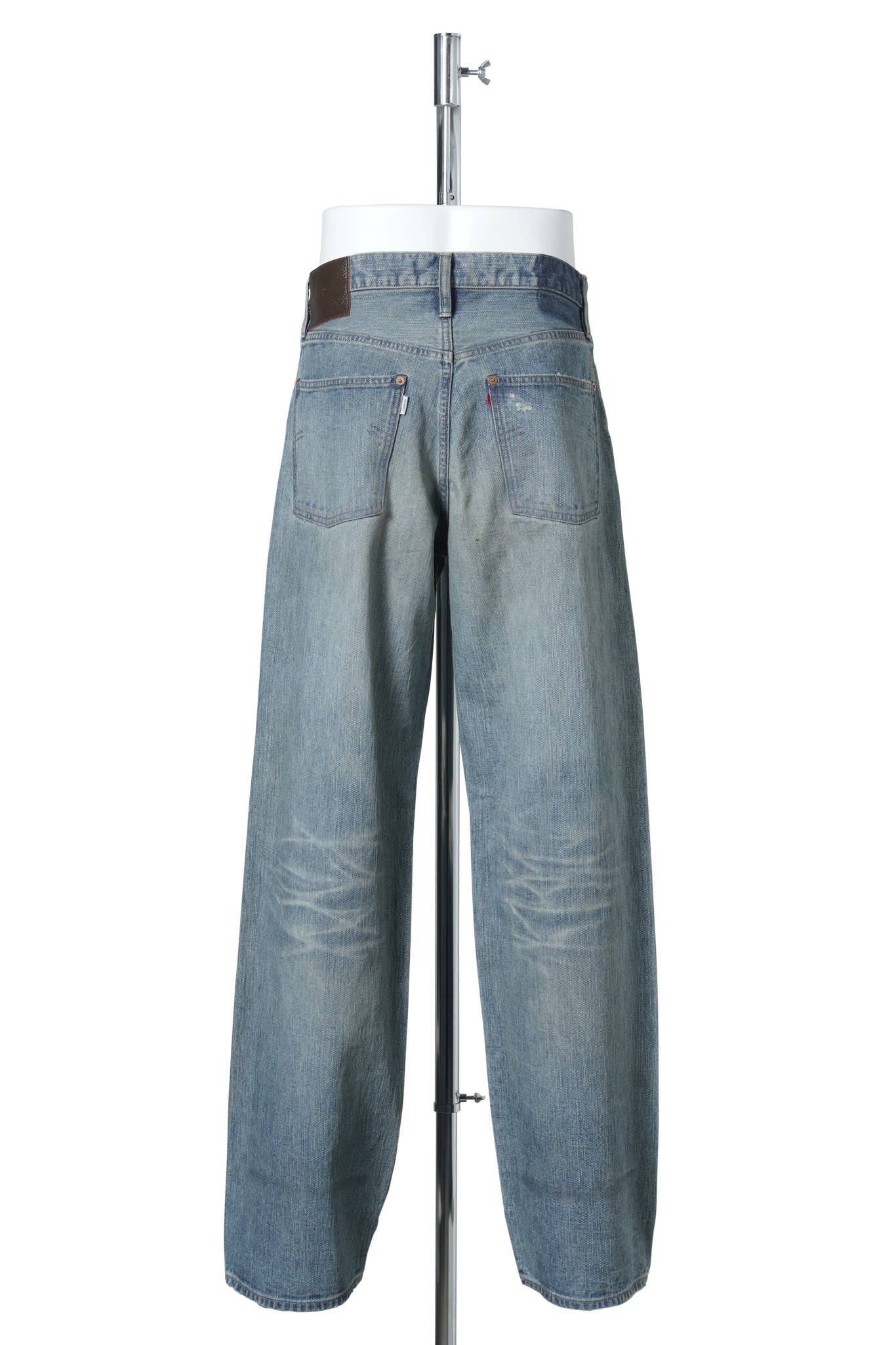 DESTRESSED MODERN DENIM REGULER CUT / FADED INDIGO