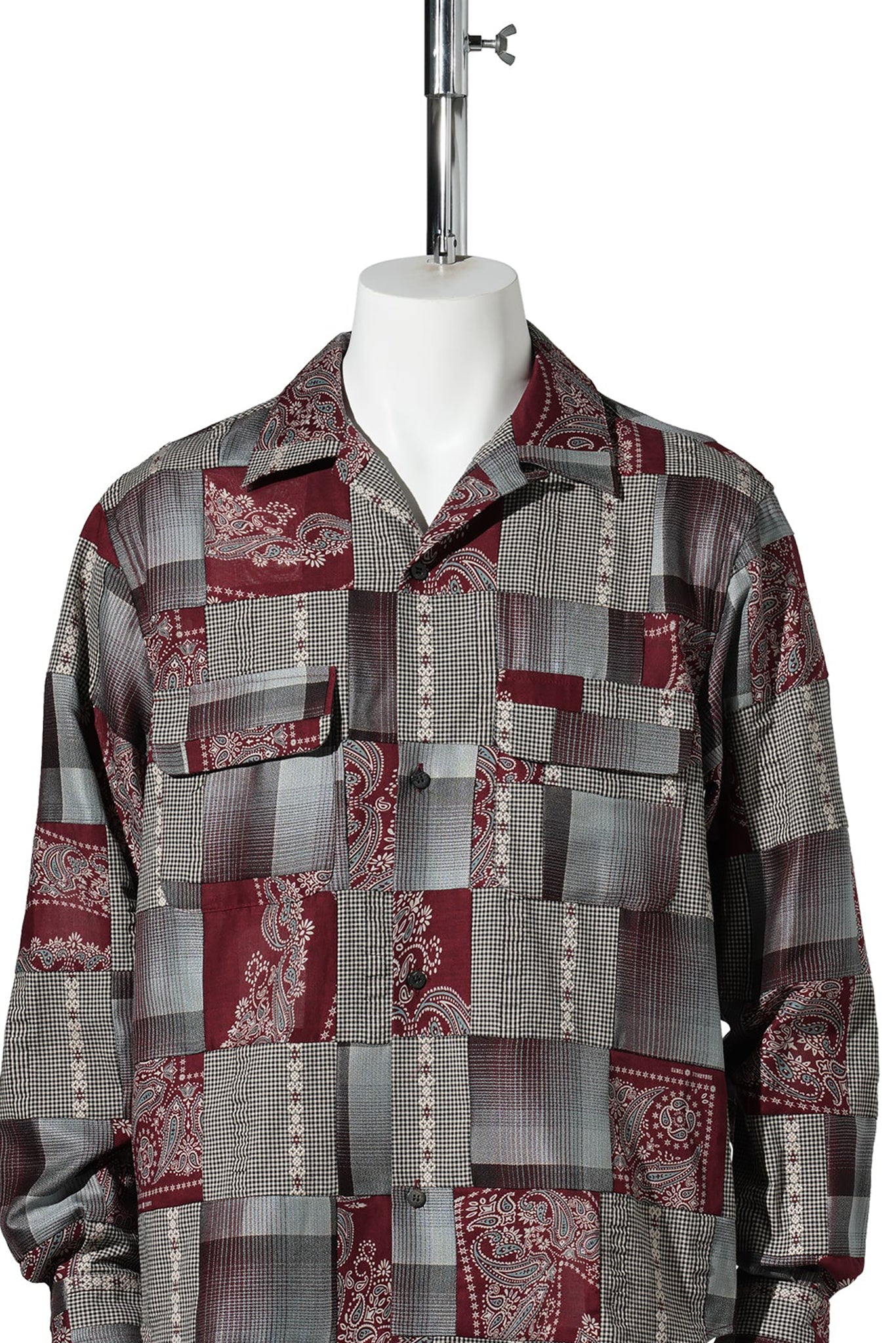 PATCH-WORK SHIRT / RED