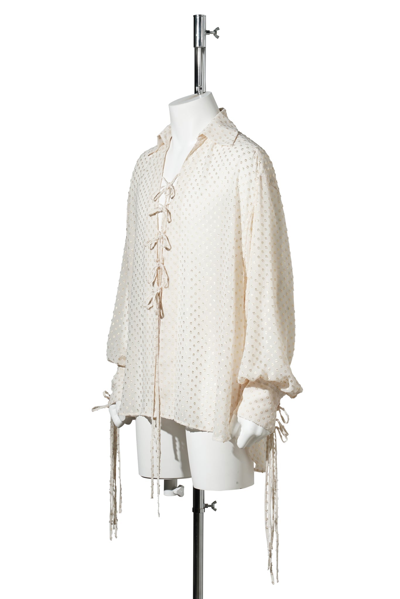 TWINKLE SHEER STRING SHIR / ECRU