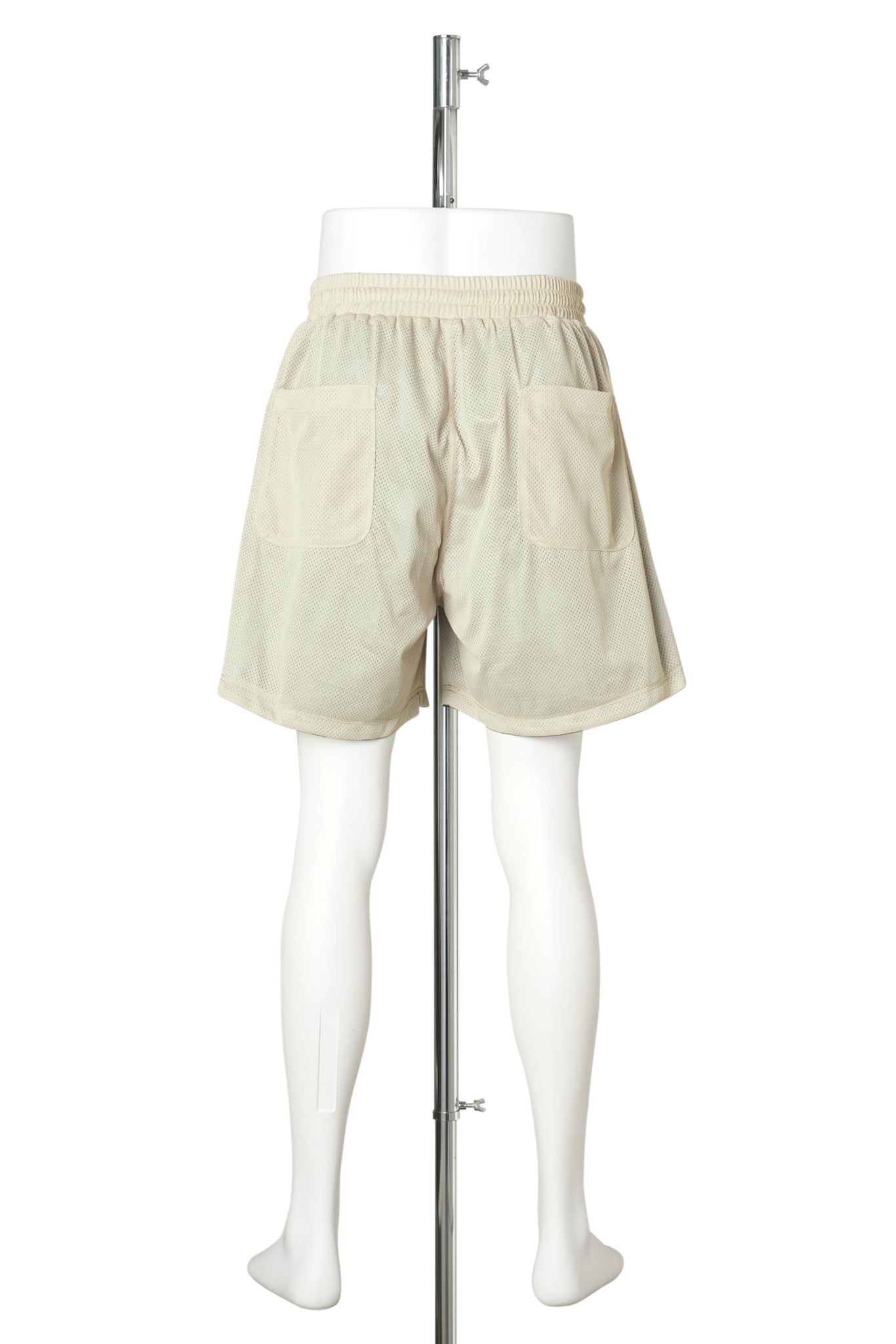 "CS" 2FACE MESH SHORT PANTS / BLACK & SAND