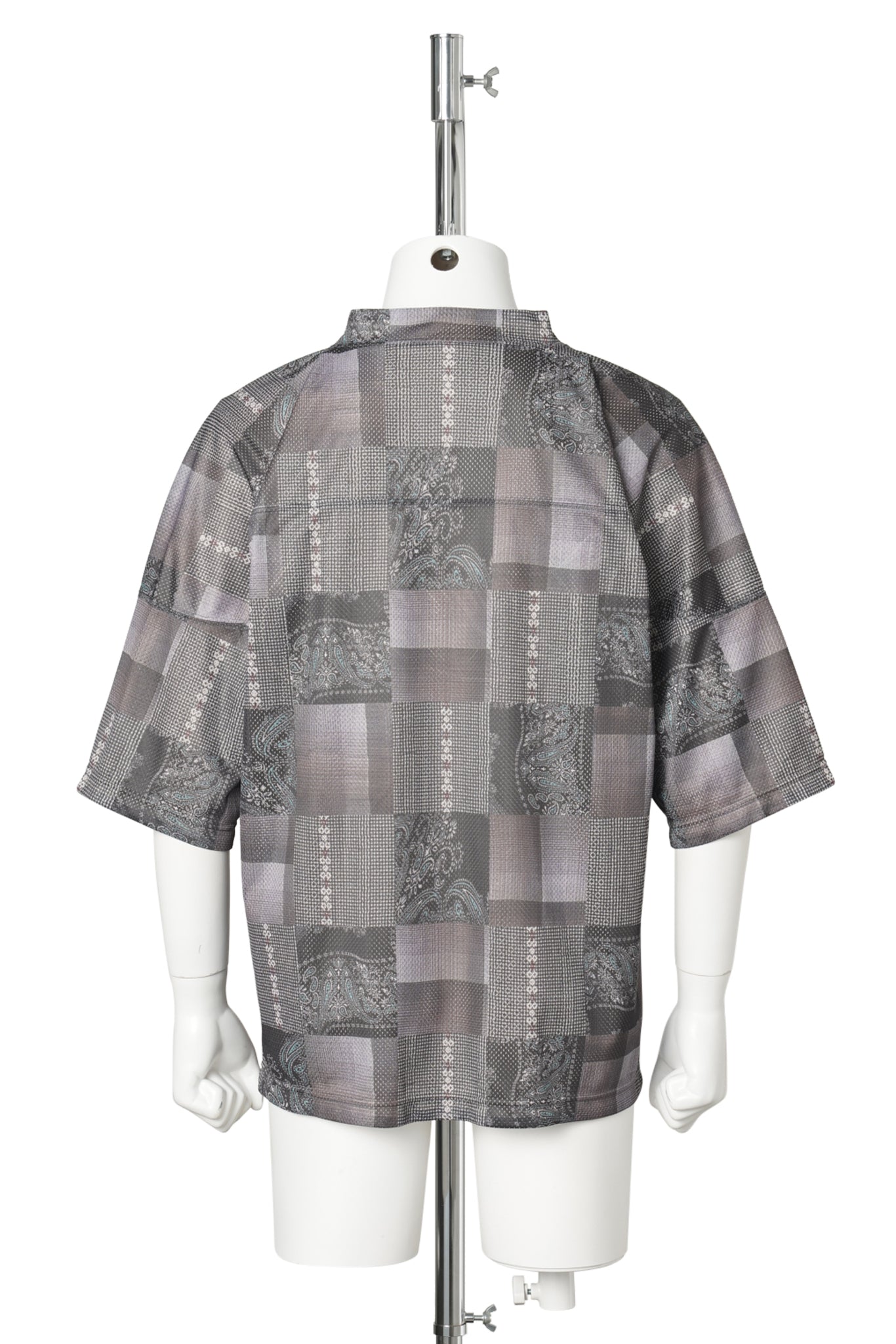 "CS" 2FACE MESH HOCKEY SHIRTS / BLACK & SAND