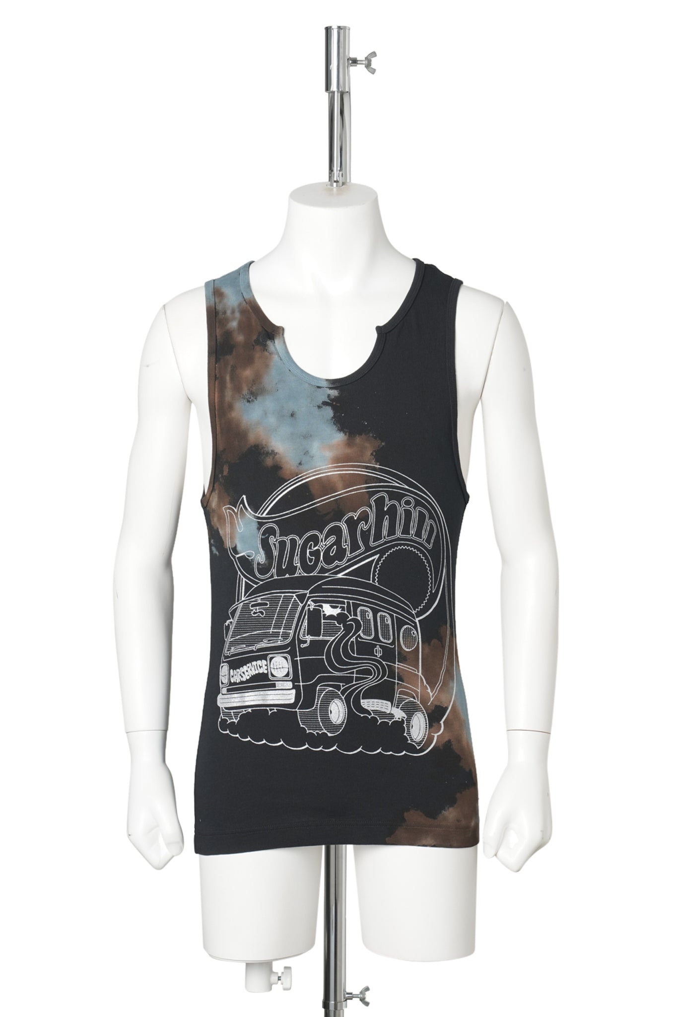 "CS" MELT DYE TANK / BLACK & MINT