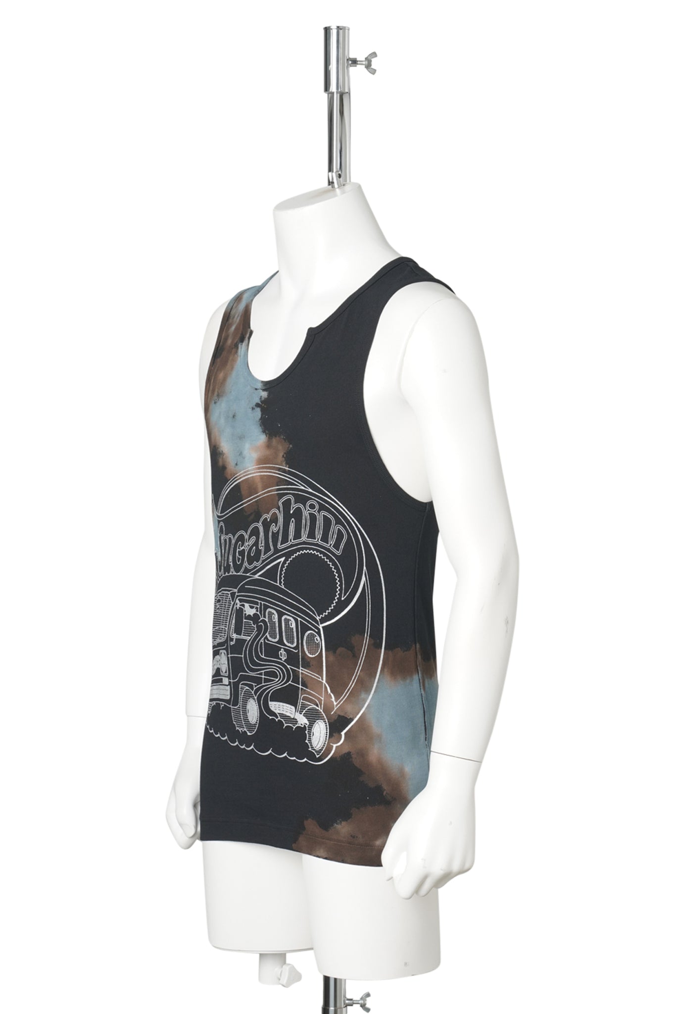 "CS" MELT DYE TANK / BLACK & MINT