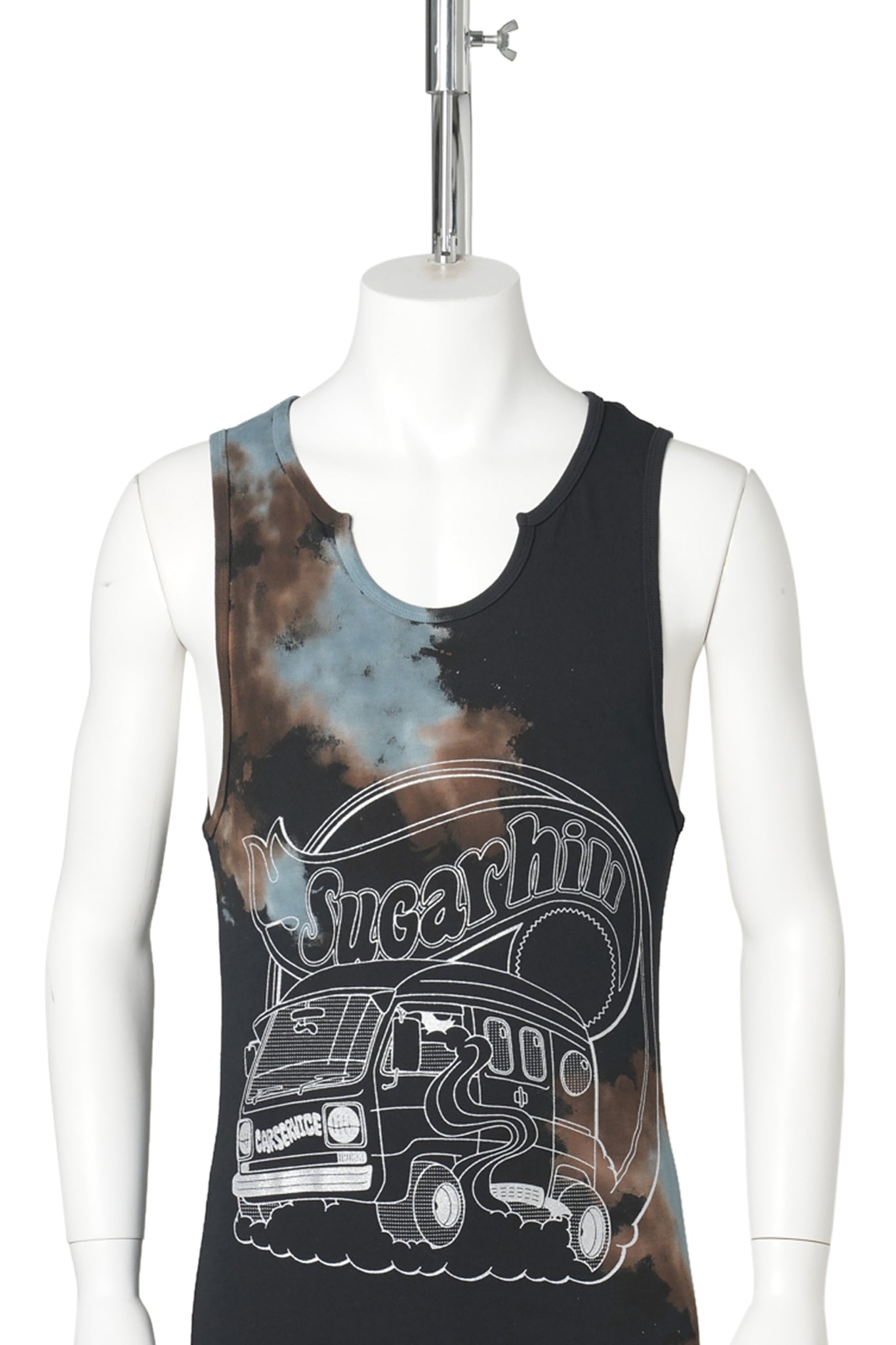 "CS" MELT DYE TANK / BLACK & MINT