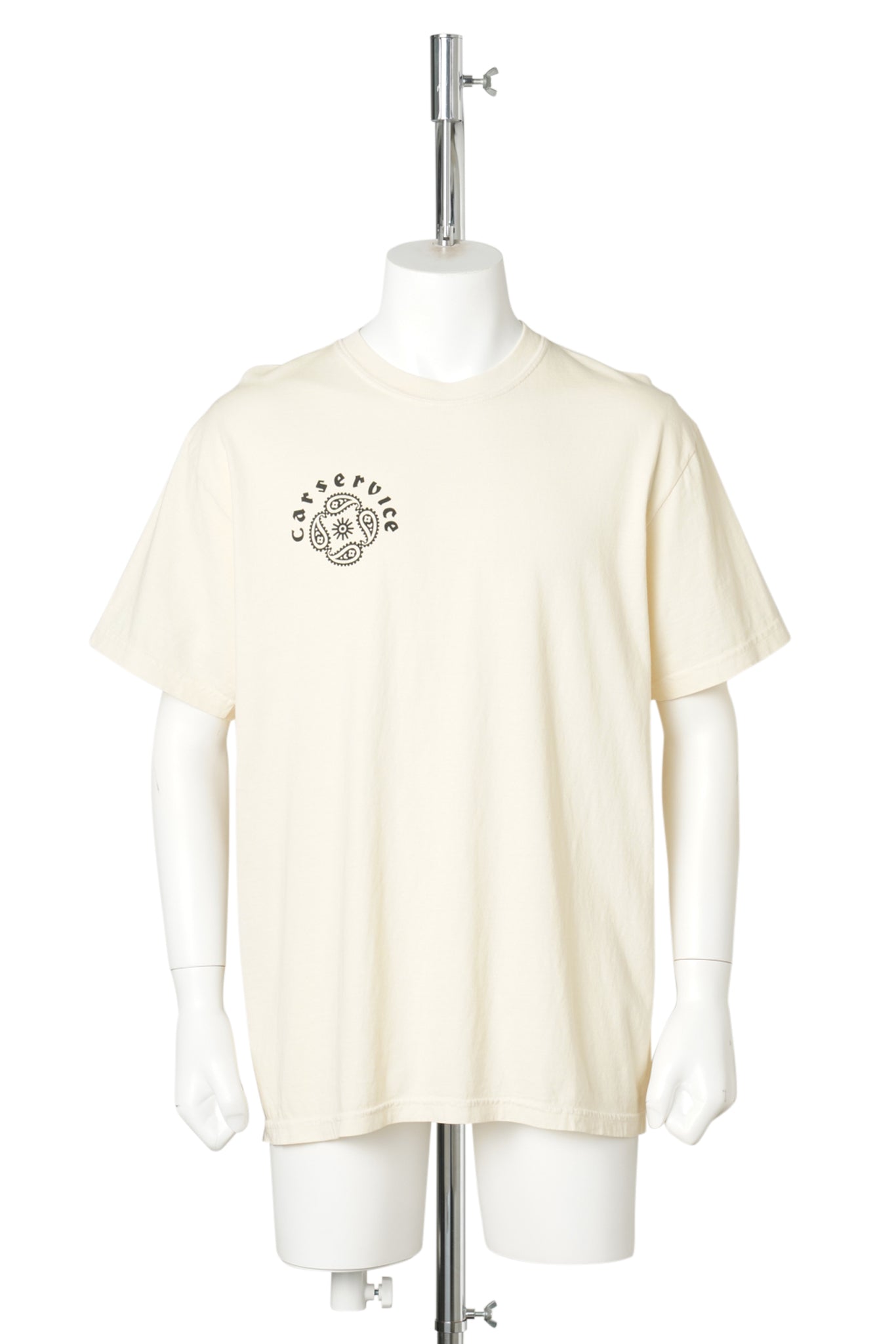 "CS" PAISLY LOGO TEE / CHAMPAIN IVORY