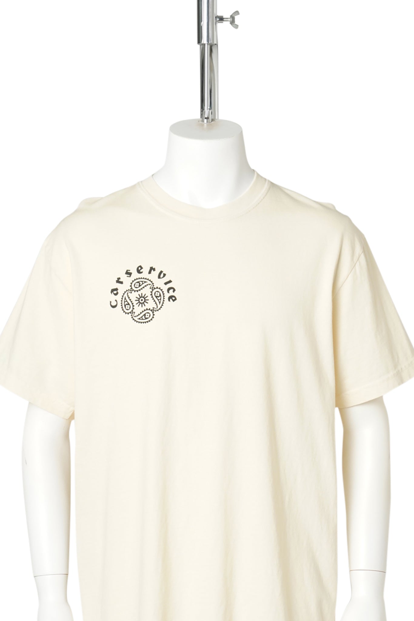 "CS" PAISLY LOGO TEE / CHAMPAIN IVORY