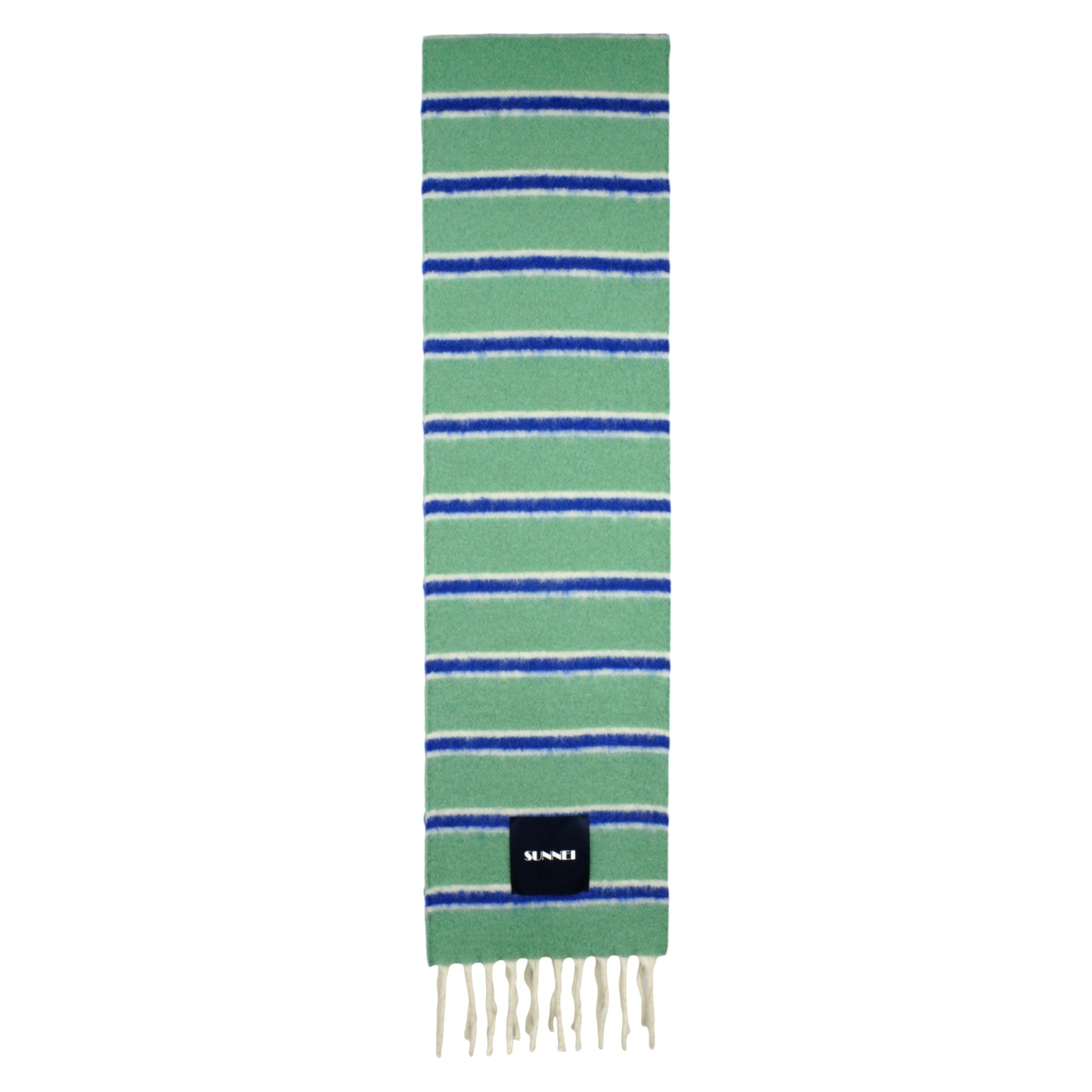 STRIPED SCARF / 8128:GREEN STRIPES