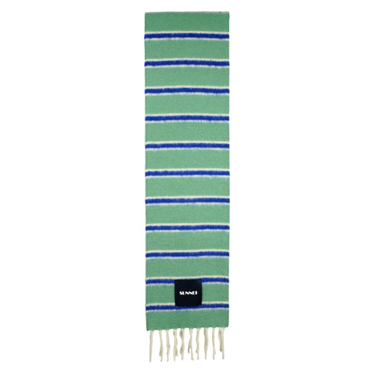 STRIPED SCARF / 8128:GREEN STRIPES