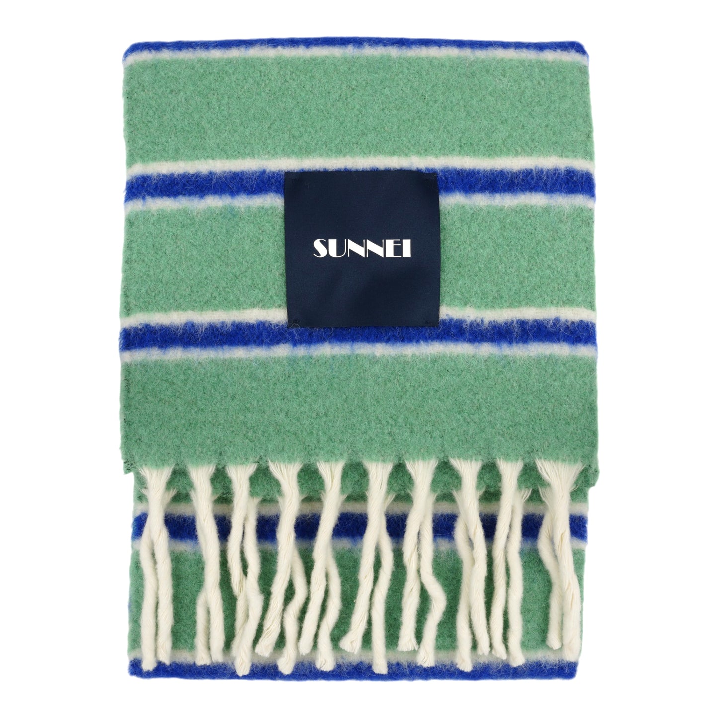 STRIPED SCARF / 8128:GREEN STRIPES