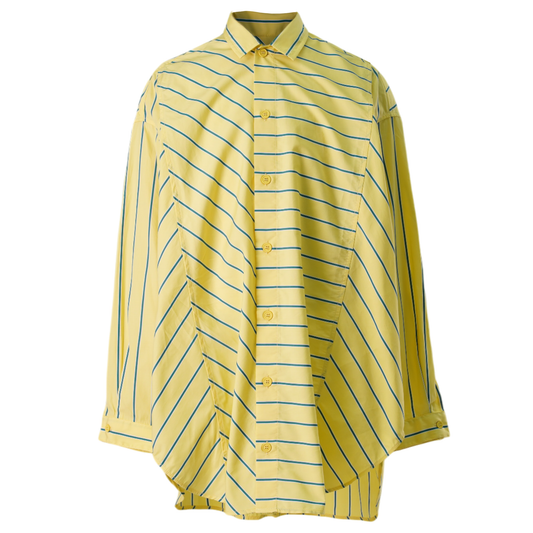 MEGA OVER SHIRT W CUTS / 8099:YELLOW STRIPES