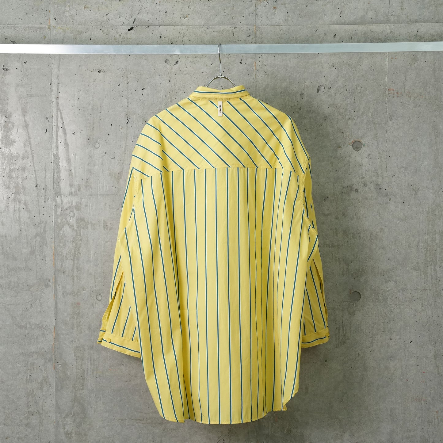 MEGA OVER SHIRT W CUTS / 8099:YELLOW STRIPES