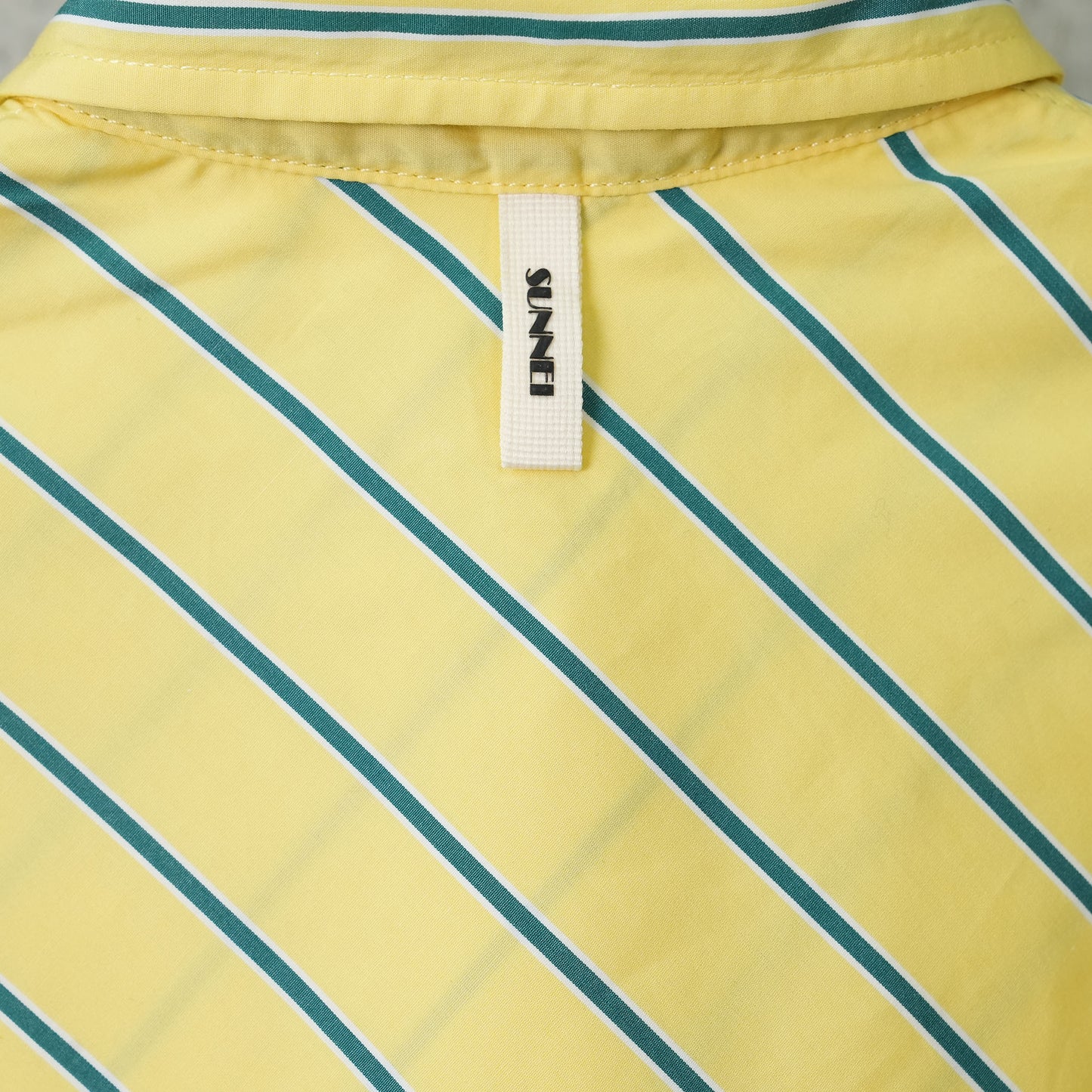 MEGA OVER SHIRT W CUTS / 8099:YELLOW STRIPES