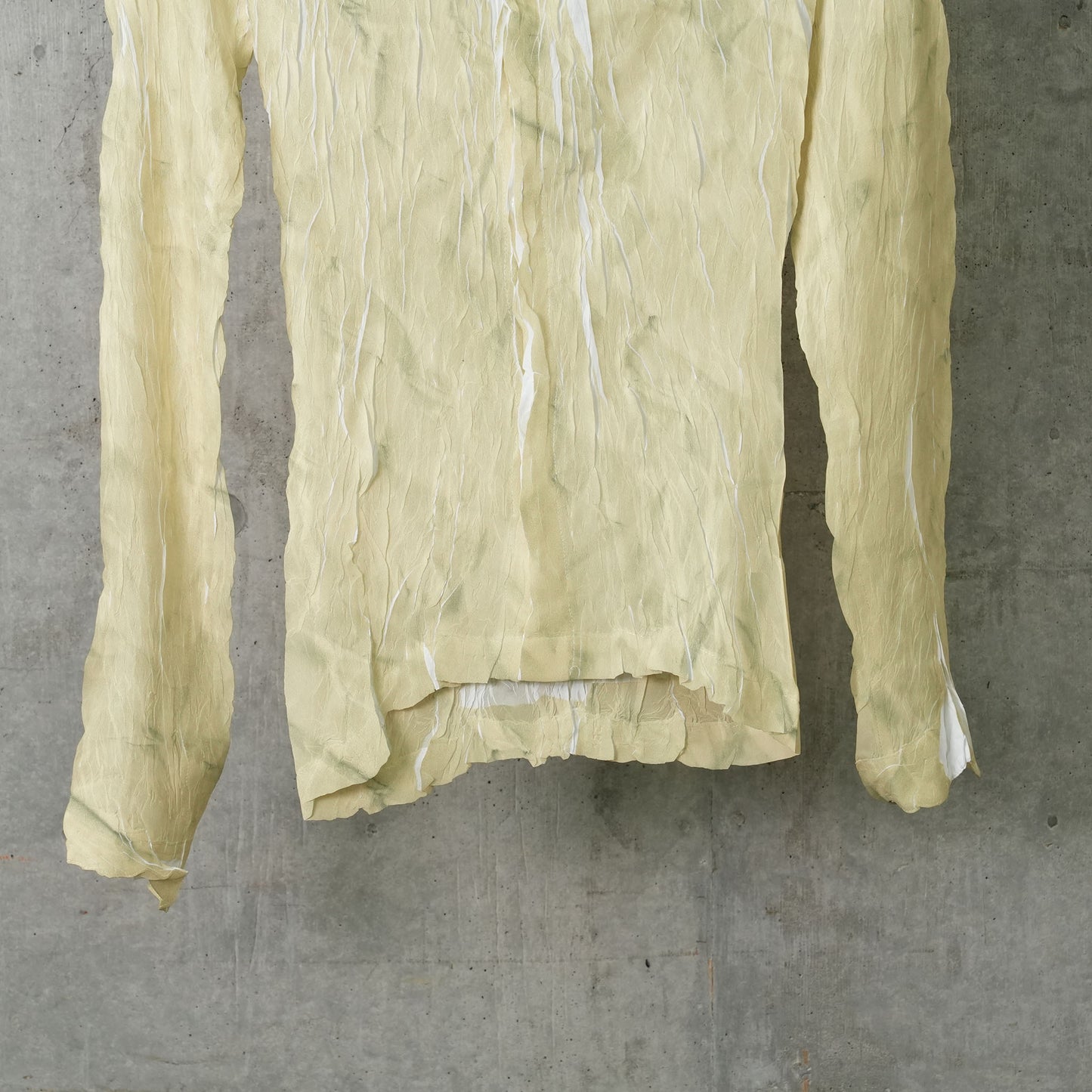 OVER SHIRT W POCKETS / 8115:BEIGE WRINKLED PRINT