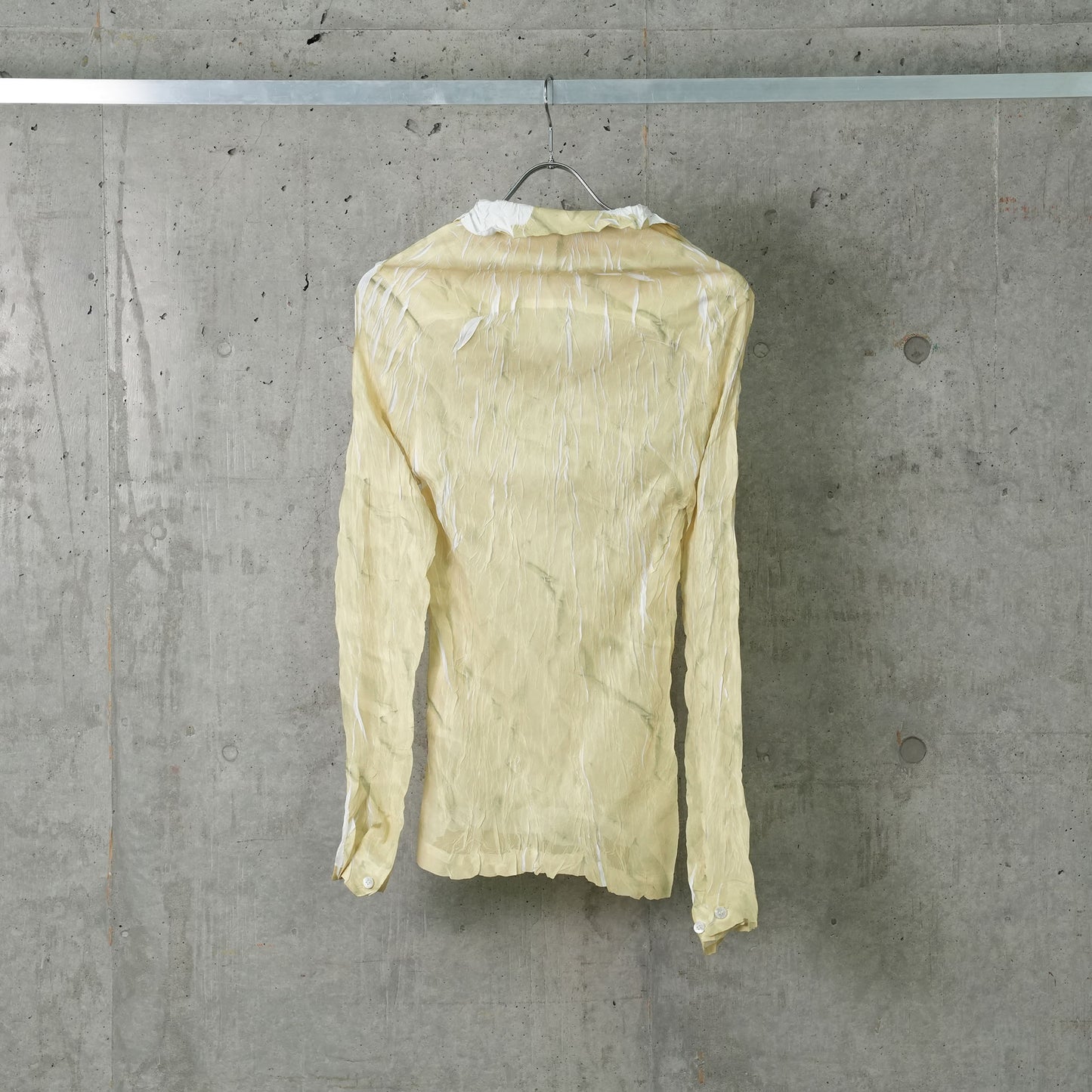 OVER SHIRT W POCKETS / 8115:BEIGE WRINKLED PRINT