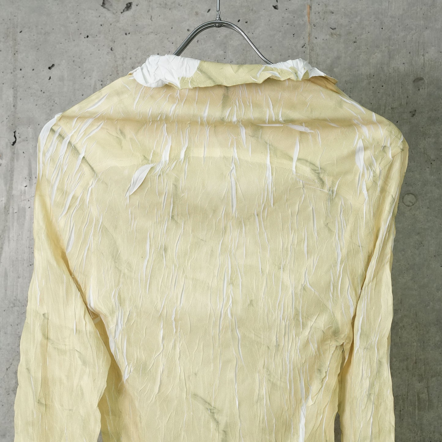 OVER SHIRT W POCKETS / 8115:BEIGE WRINKLED PRINT