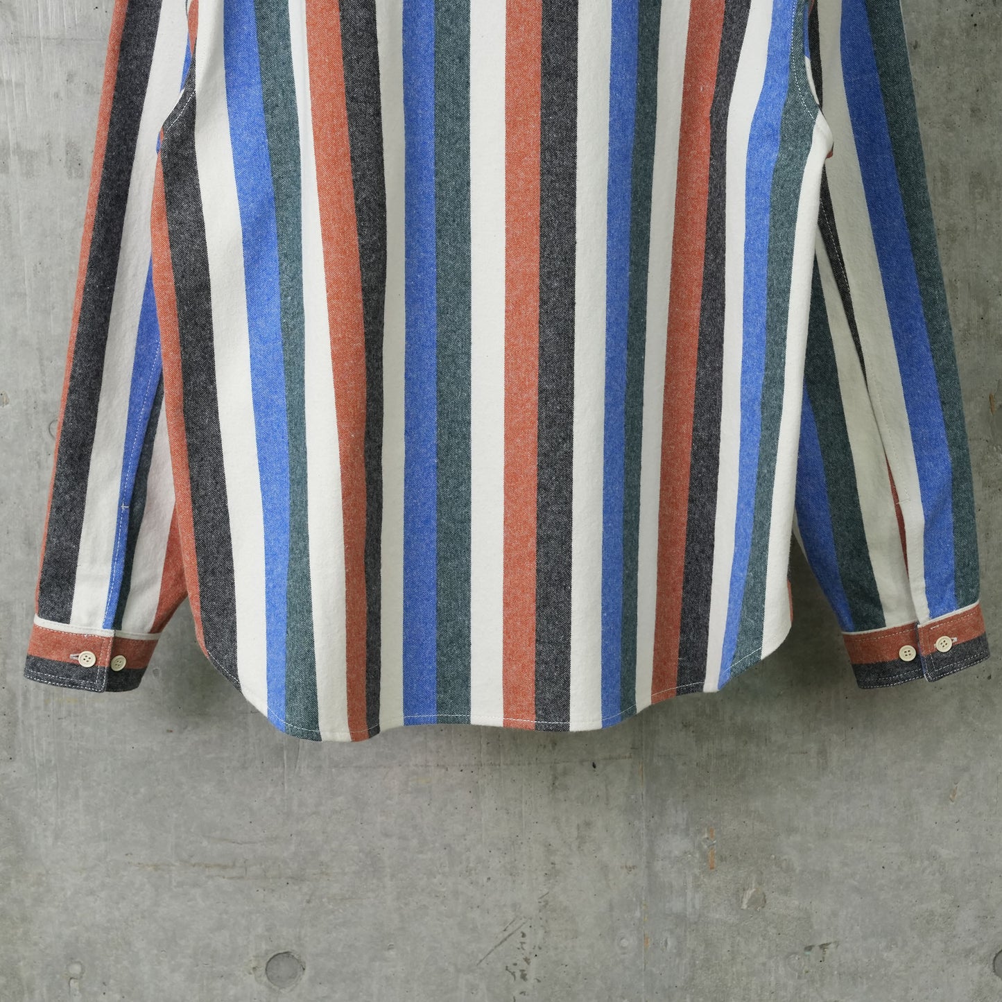 OVER SHIRT W POCKETS / 7141:MULTICOLOR STRIPES