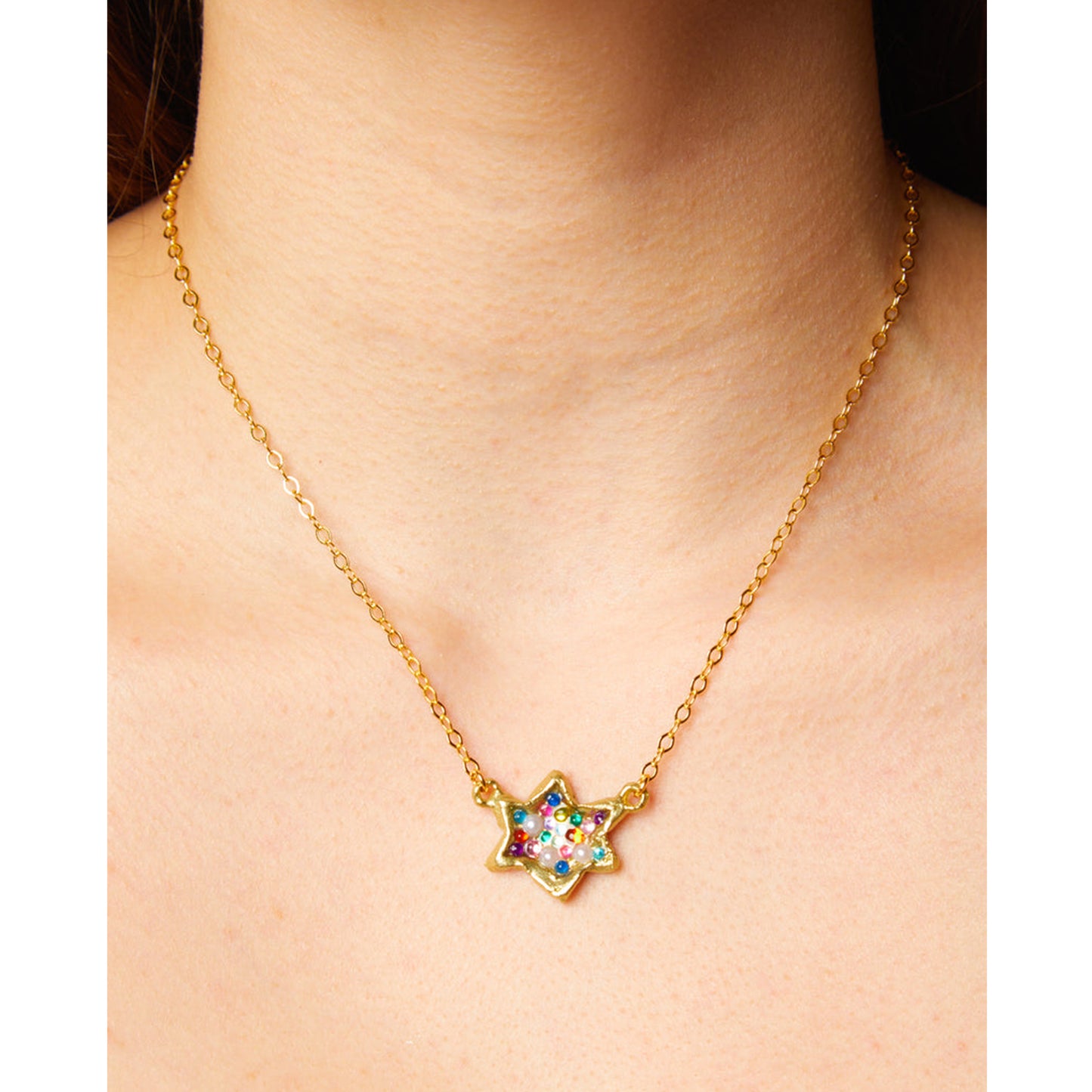 STARDUST MEMORY NECKLACE SMALL / MULTI