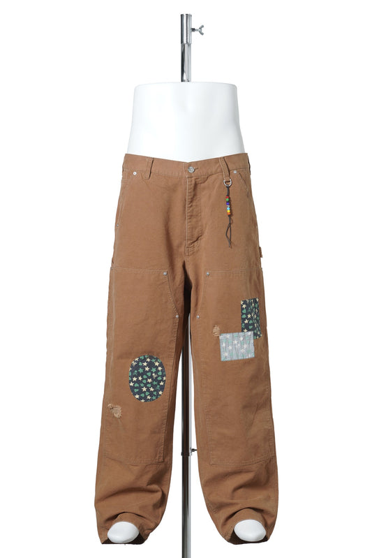 SWJP x mastermind JAPAN DK CARPENTER PANTS / BROWN