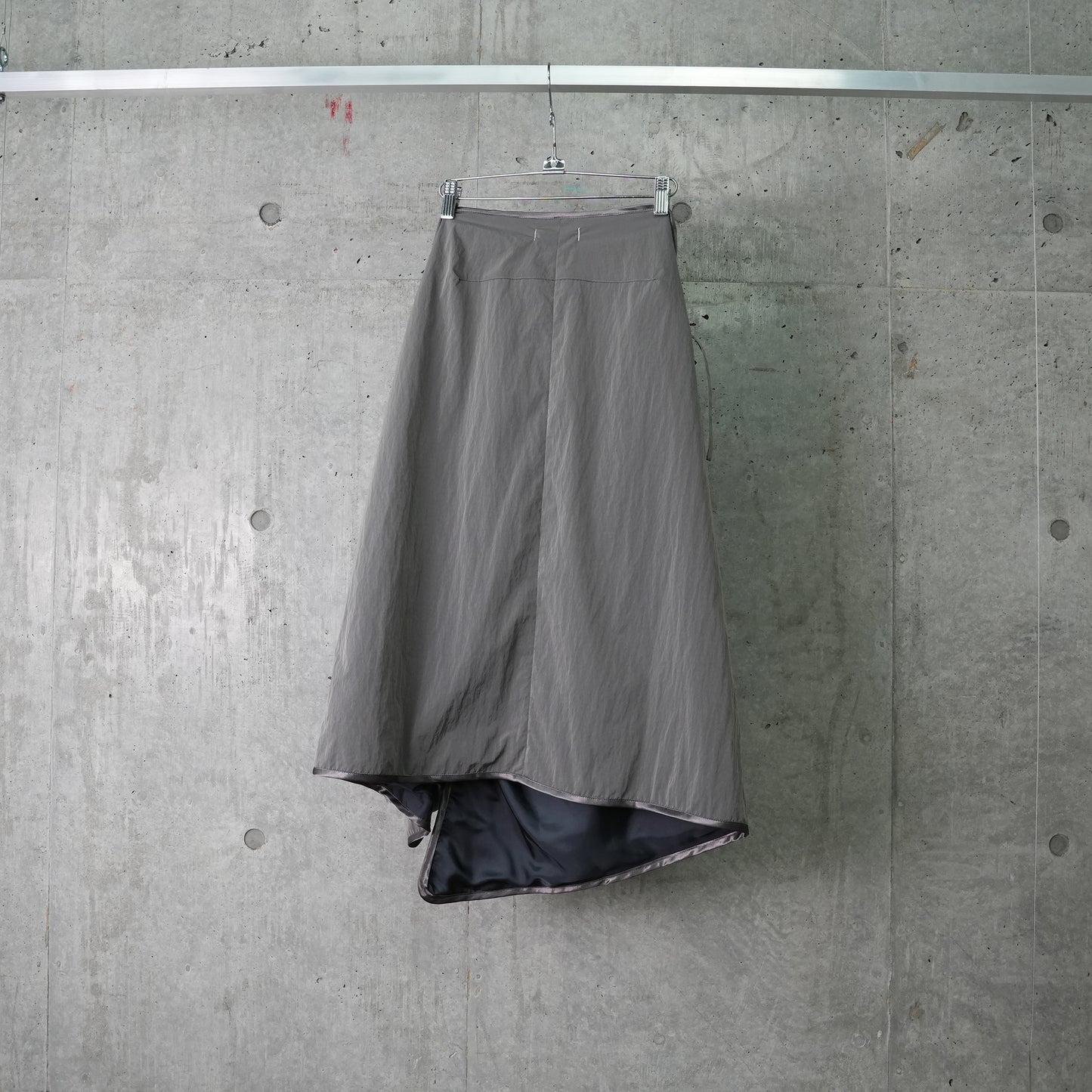 WRAP SKIRT / GRAY