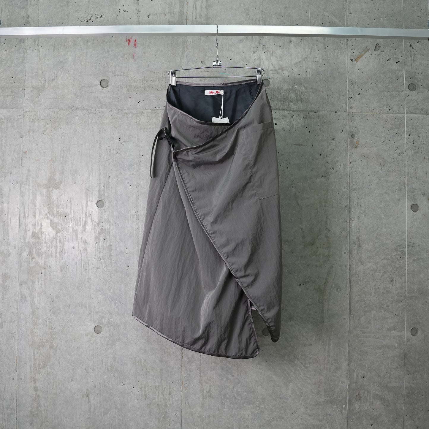 WRAP SKIRT / GRAY