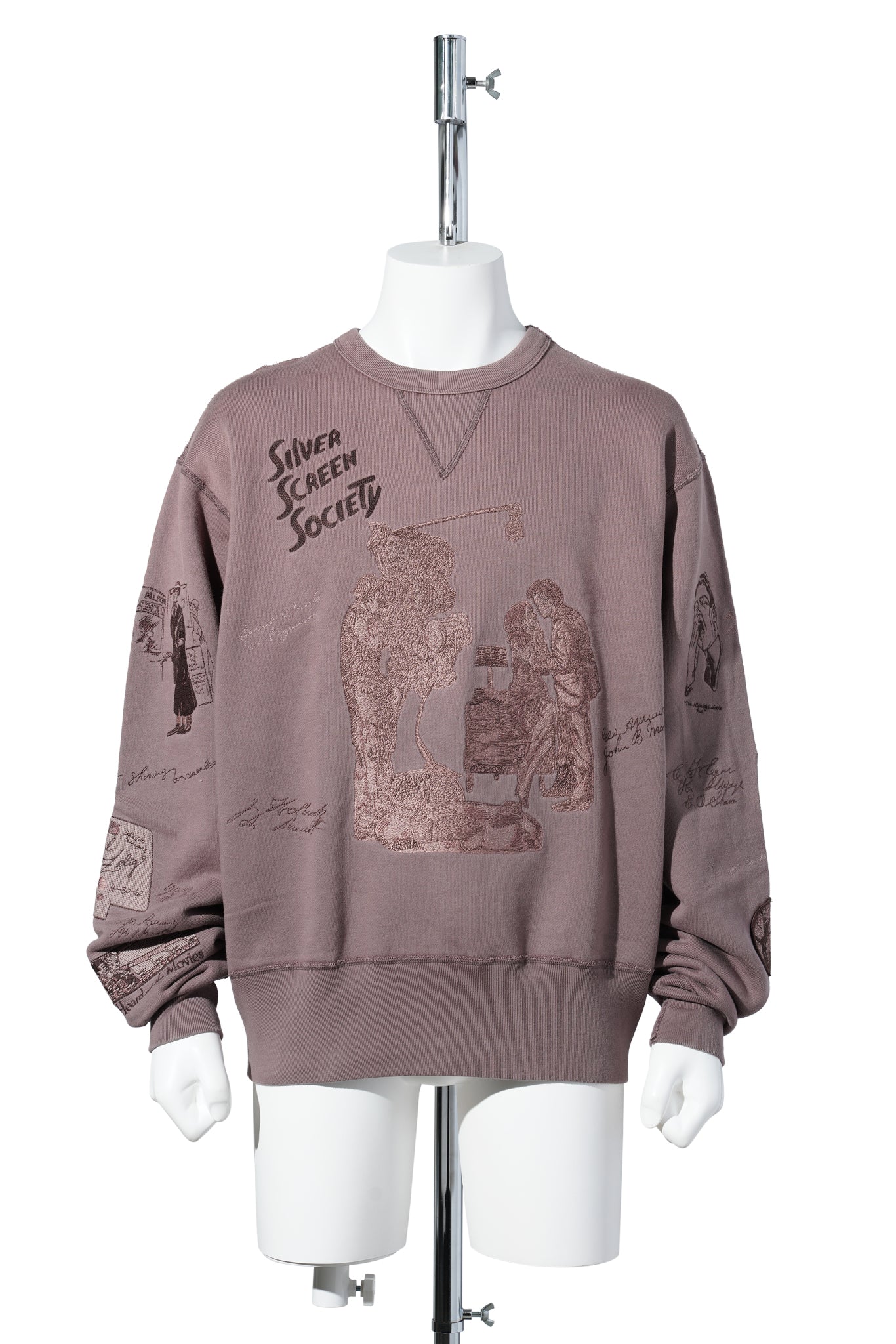 FILM CREWNECK / MAUVE